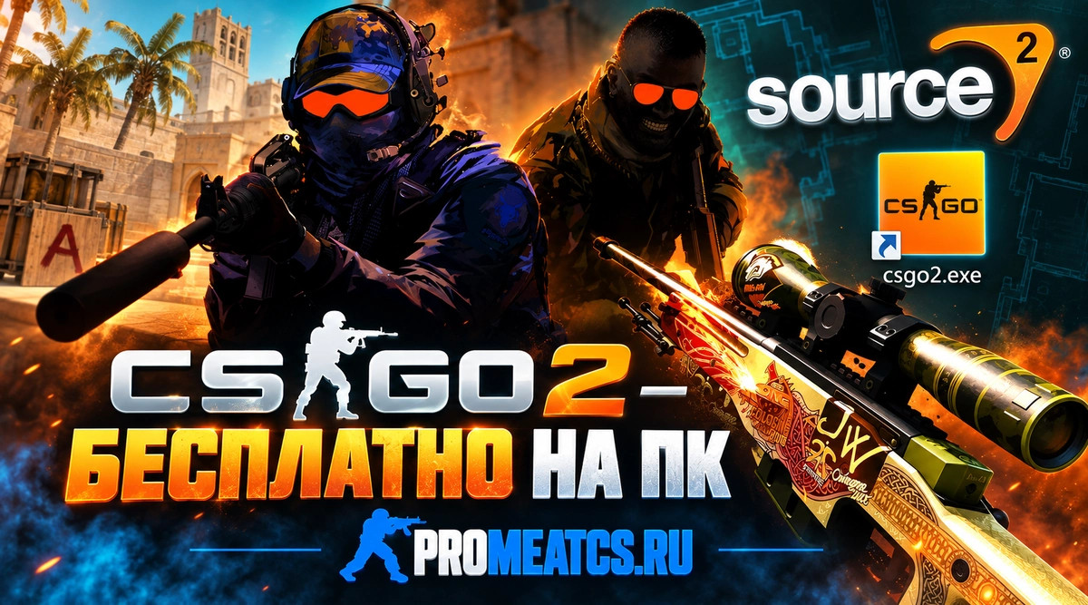 CS GO 2 (КС ГО 2) бесплатно на ПК — скриншот 1