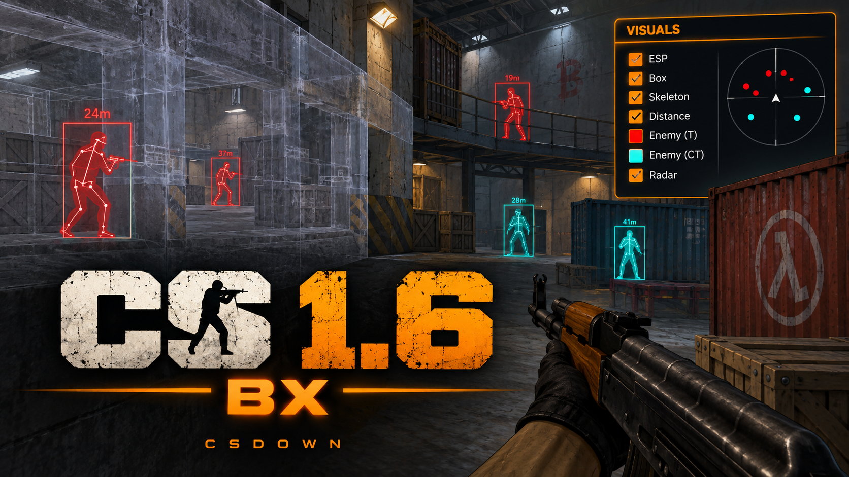 CS 1.6 WH Dragon — бабочка «Драгон Лор» и Anubis — скриншот 1