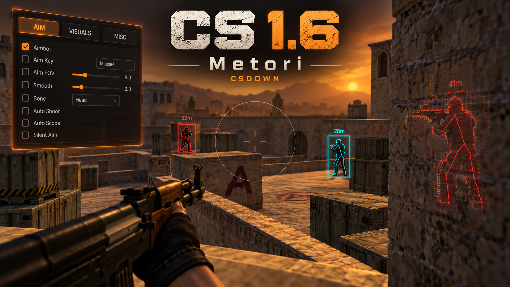 CS 1.6 Metori — пять направлений и «Мраморный градиент» — скриншот 1