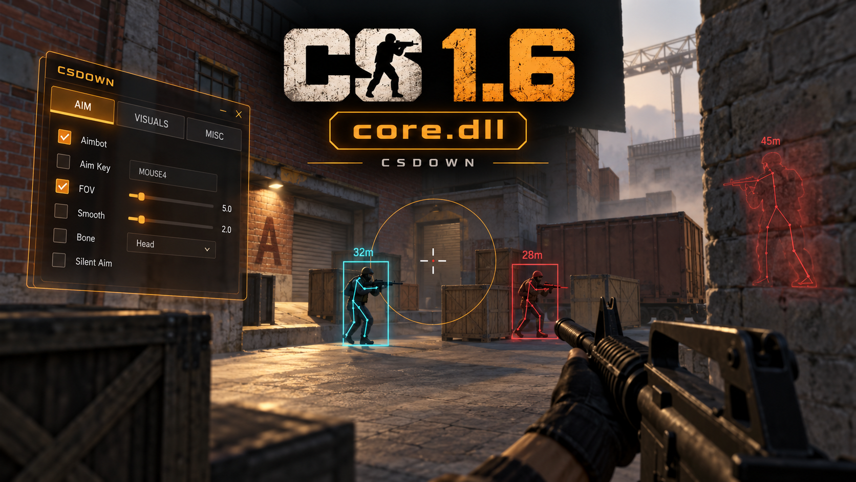 CS 1.6 Core.dll — библиотечный вариант и «Падение Икара» — скриншот 1