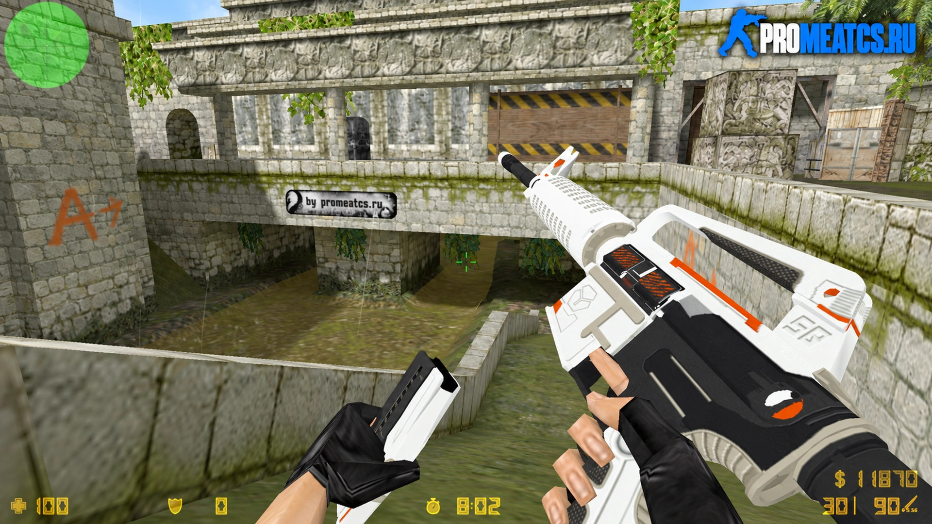 Модель M4A1 «Mecha Industries» для CS 1.6 — скриншот 1