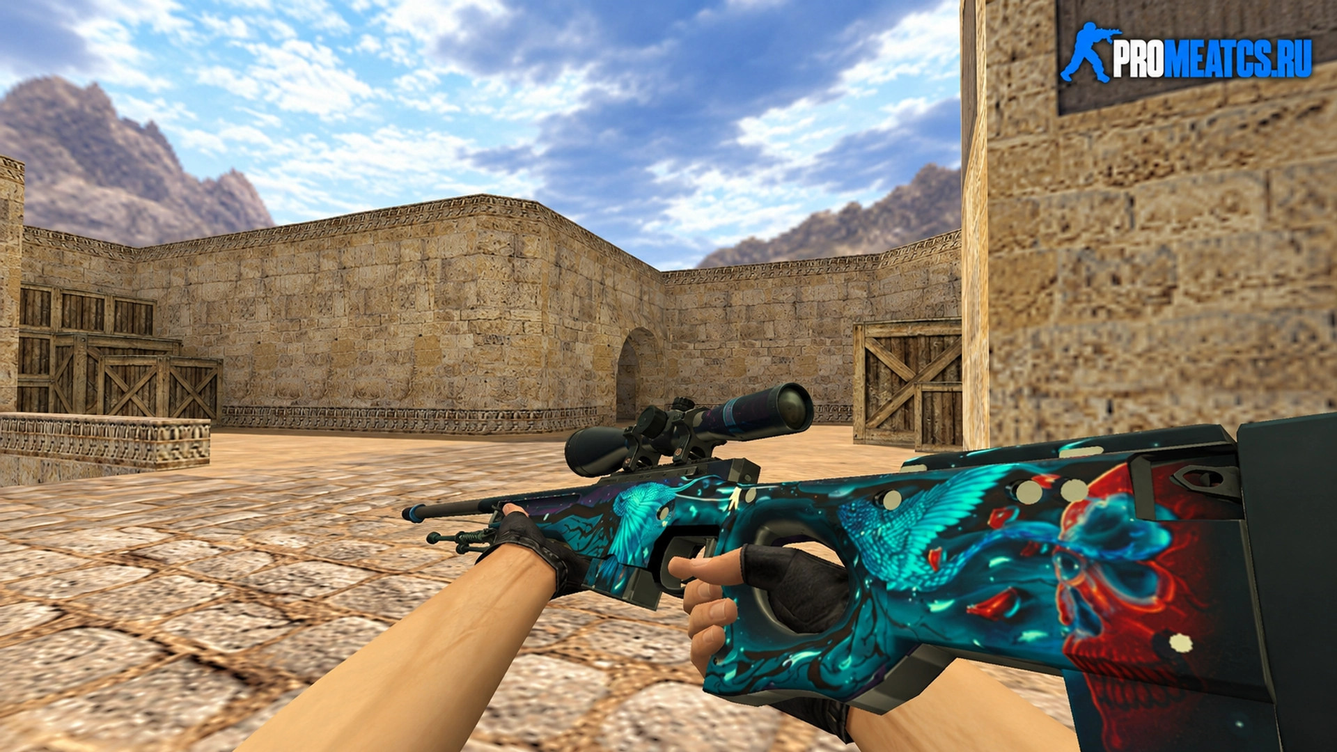 Модель AWP «Смертоносные птицы» для CS 1.6 — скриншот 1