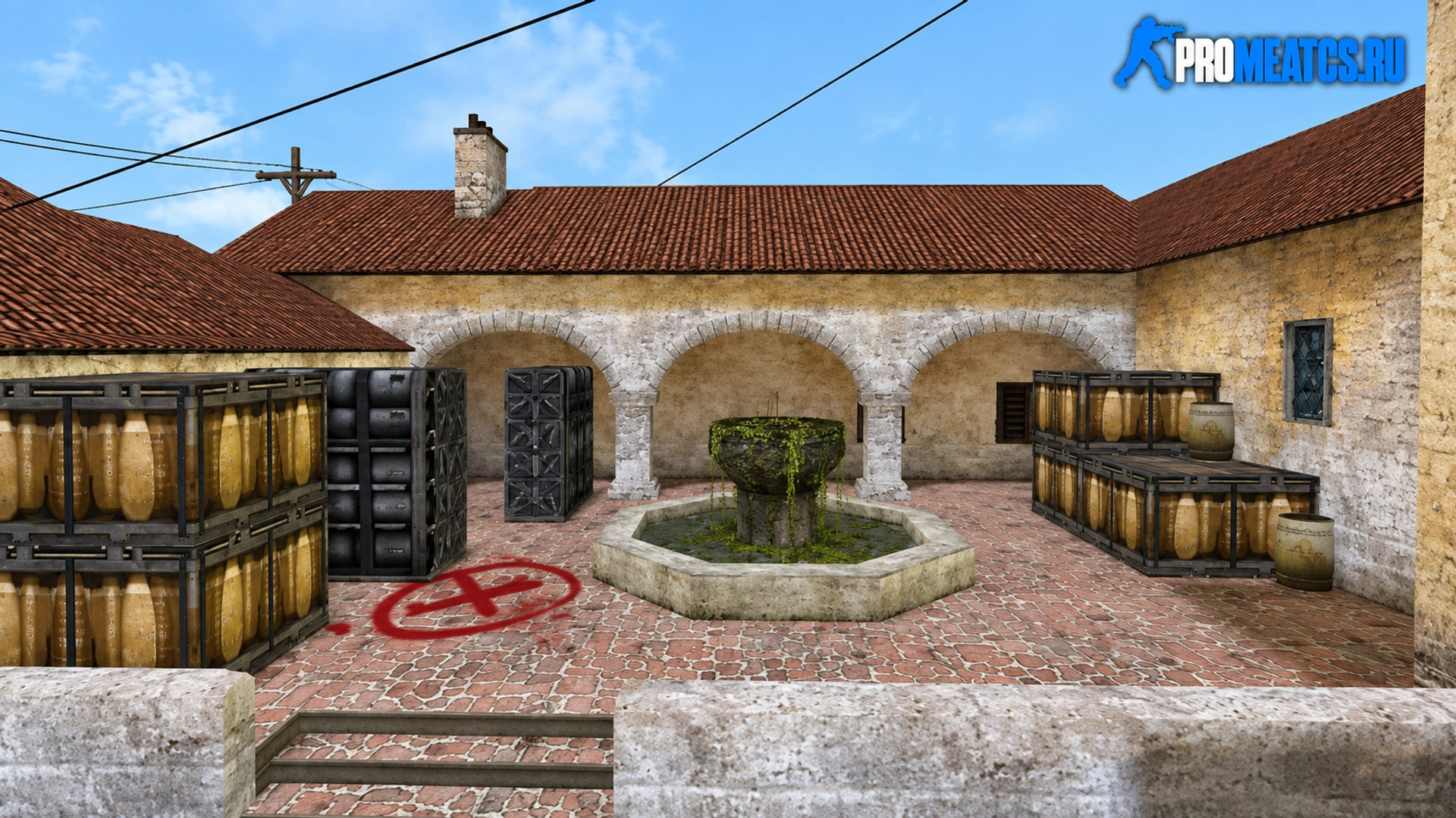 Карта «csg_inferno» для CS 1.6 — скриншот 1
