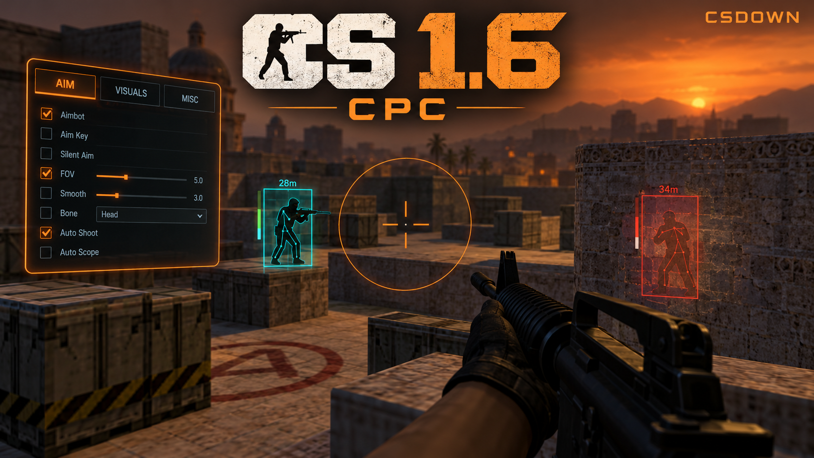 CS 1.6 CPC — набор функций и «Мраморный градиент» — скриншот 1