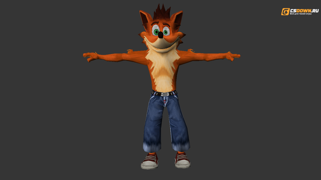 Мужская модель «Crash» для CS 1.6 — скриншот 1