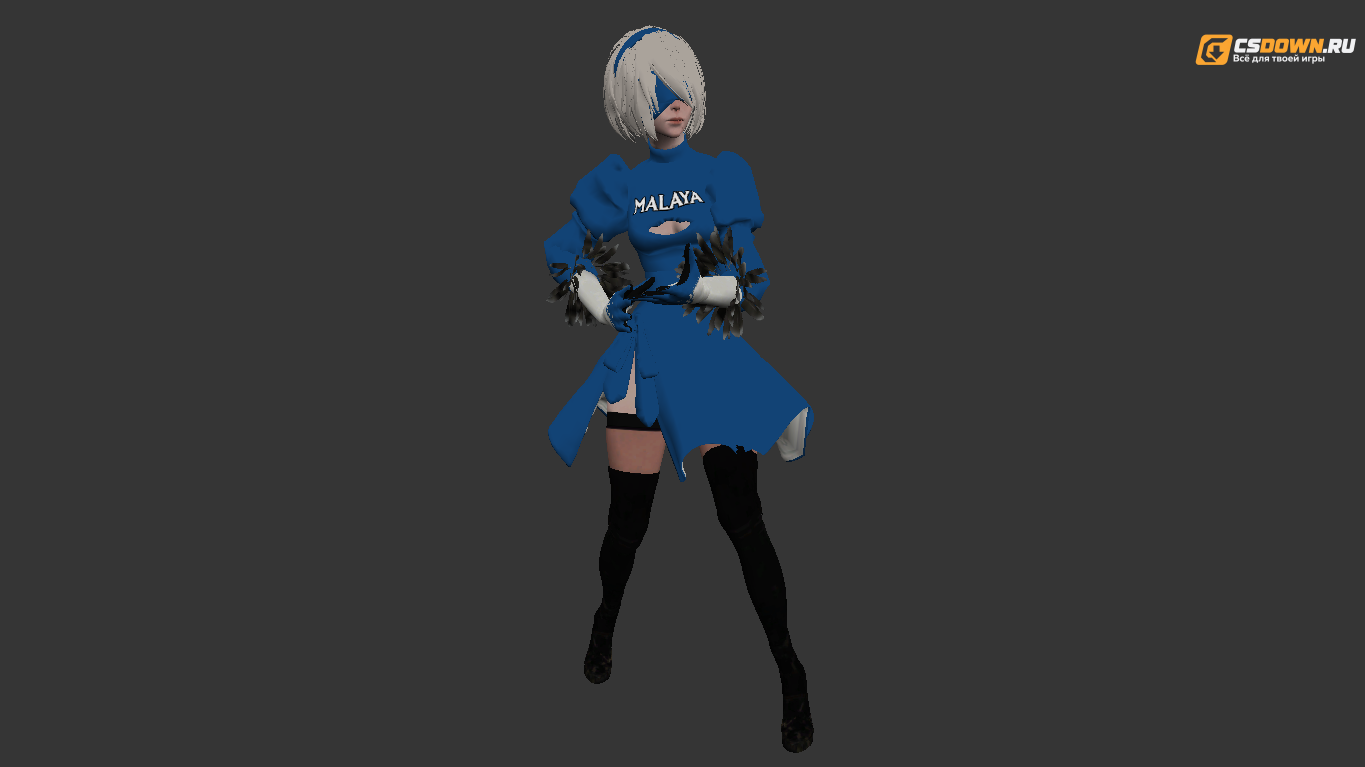 Женская модель «Nier Automata» для CS 1.6 — скриншот 1