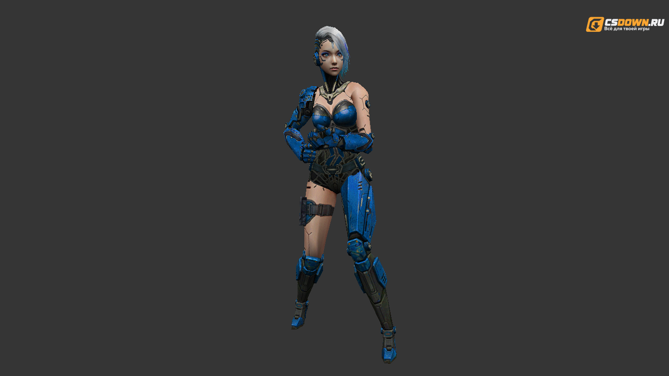 Женская модель «Cyber Queen» для CS 1.6 — скриншот 1