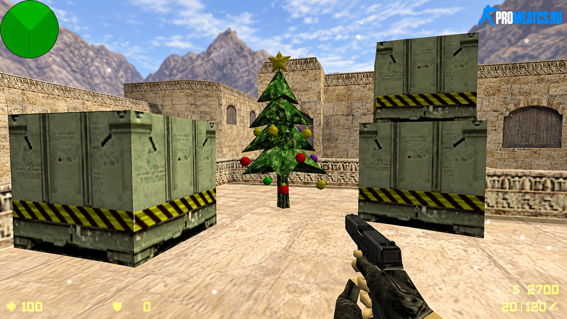 Плагин Winter Environment - замена бомбы на новогоднюю для сервера CS 1.6 — скриншот 1