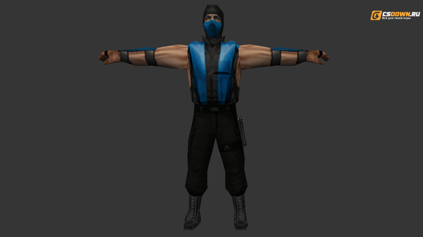 Мужская модель «Subzero» для CS 1.6 — скриншот 1