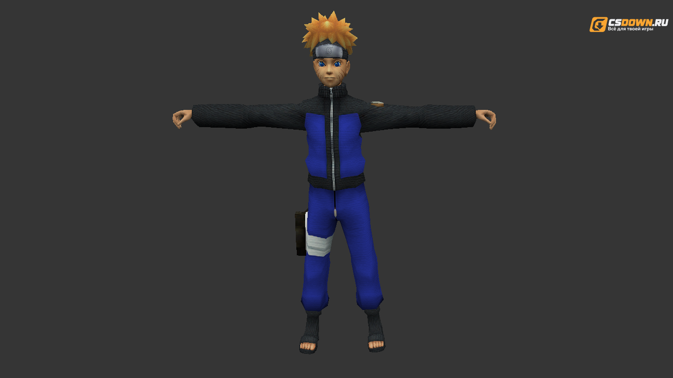 Мужская модель «Naruto» для CS 1.6 — скриншот 1