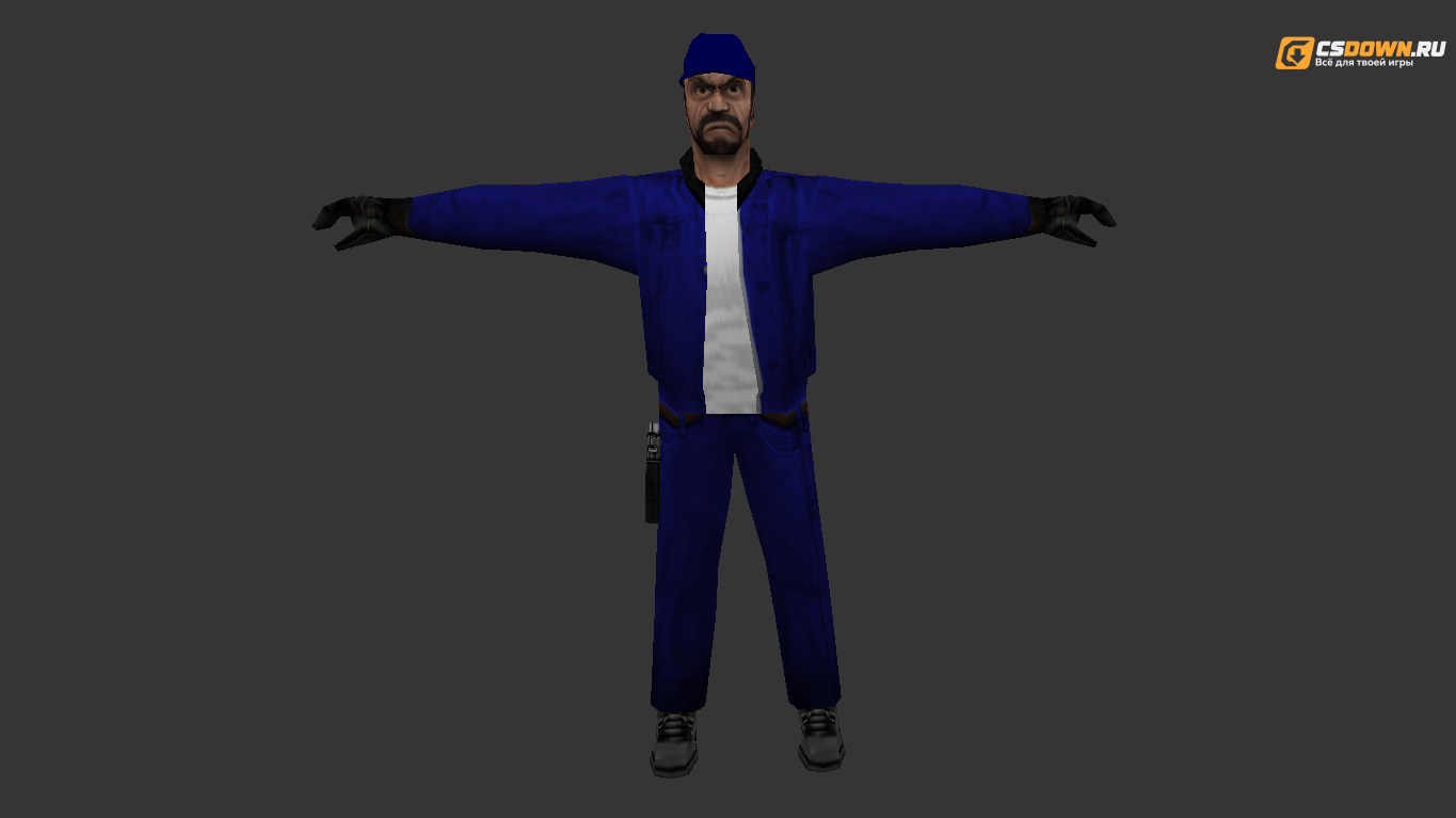 Мужская модель «Angry Farmer» для CS 1.6 — скриншот 1