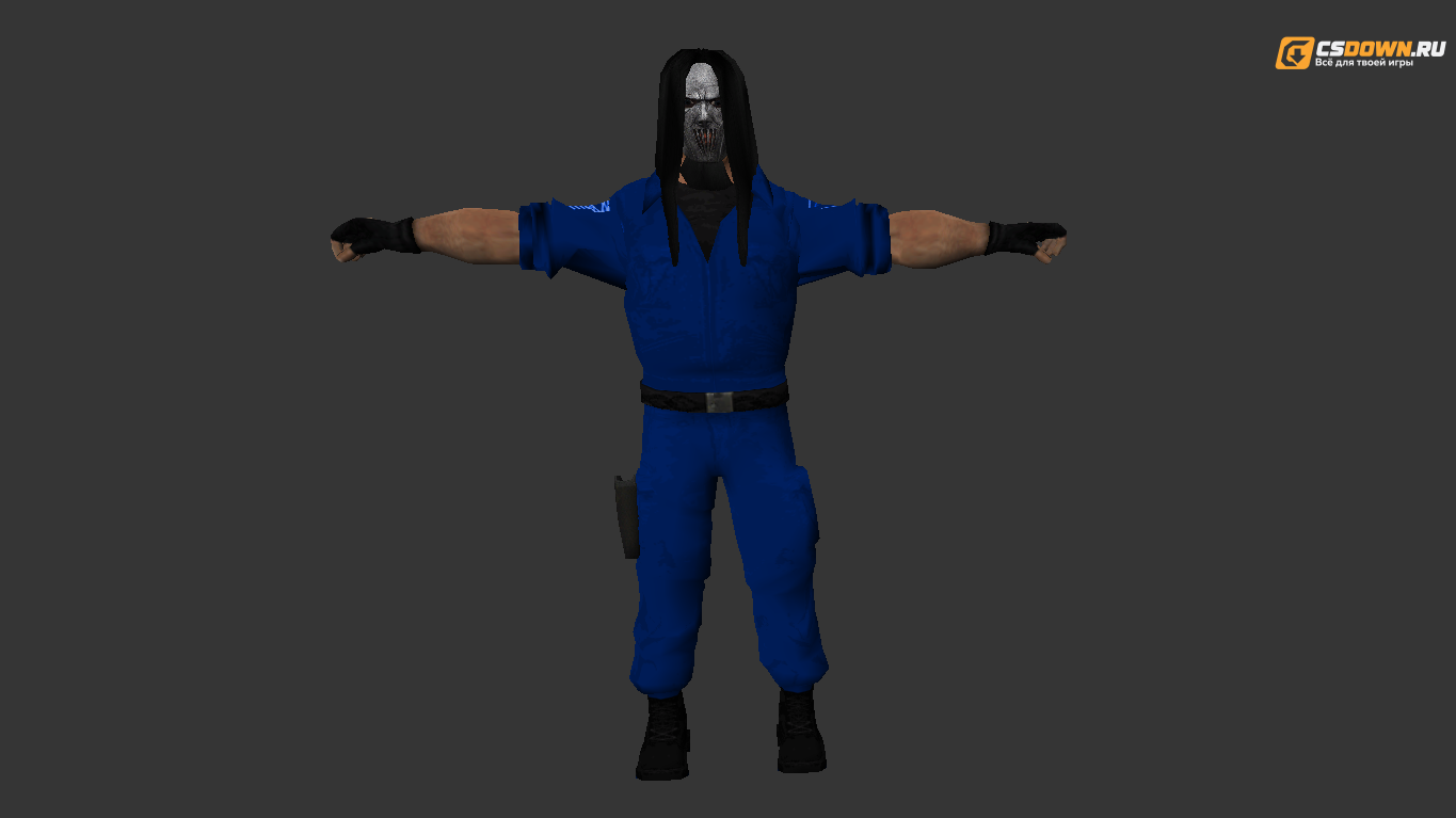 Мужская модель «Mick Thomson» для CS 1.6 — скриншот 1