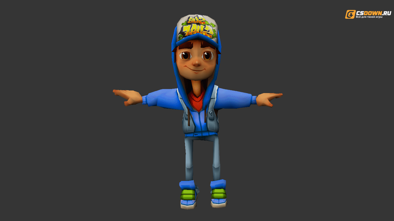 Мужская модель «Subway Surfer» для CS 1.6 — скриншот 1