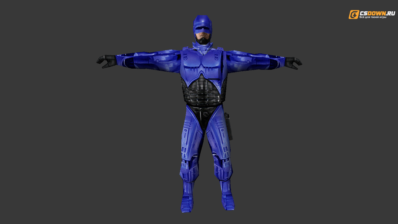 Мужская модель «RoboCop» для CS 1.6 — скриншот 1