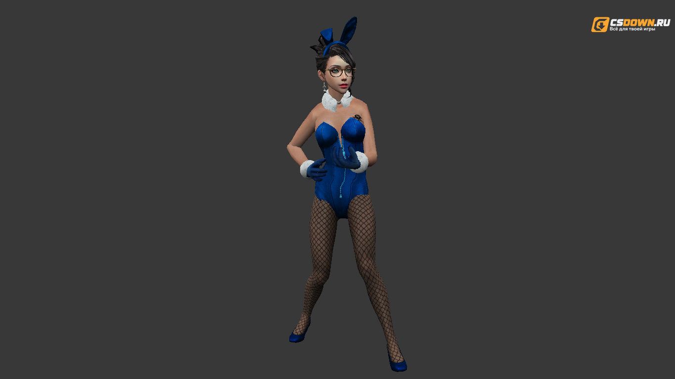 Женская модель «Girl Rabbit с сетчатыми чулками» для CS 1.6 — скриншот 1