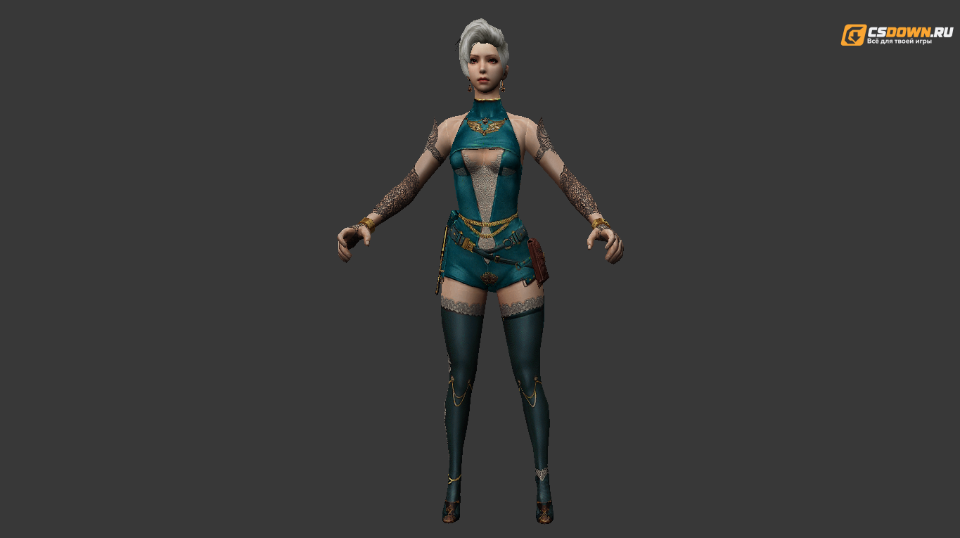 Женская модель «Runaway Female» для CS 1.6 — скриншот 1