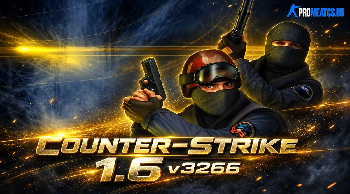 CS 1.6 (КС 1.6) v3266 — стабильная и чистая версия игры — скриншот 1