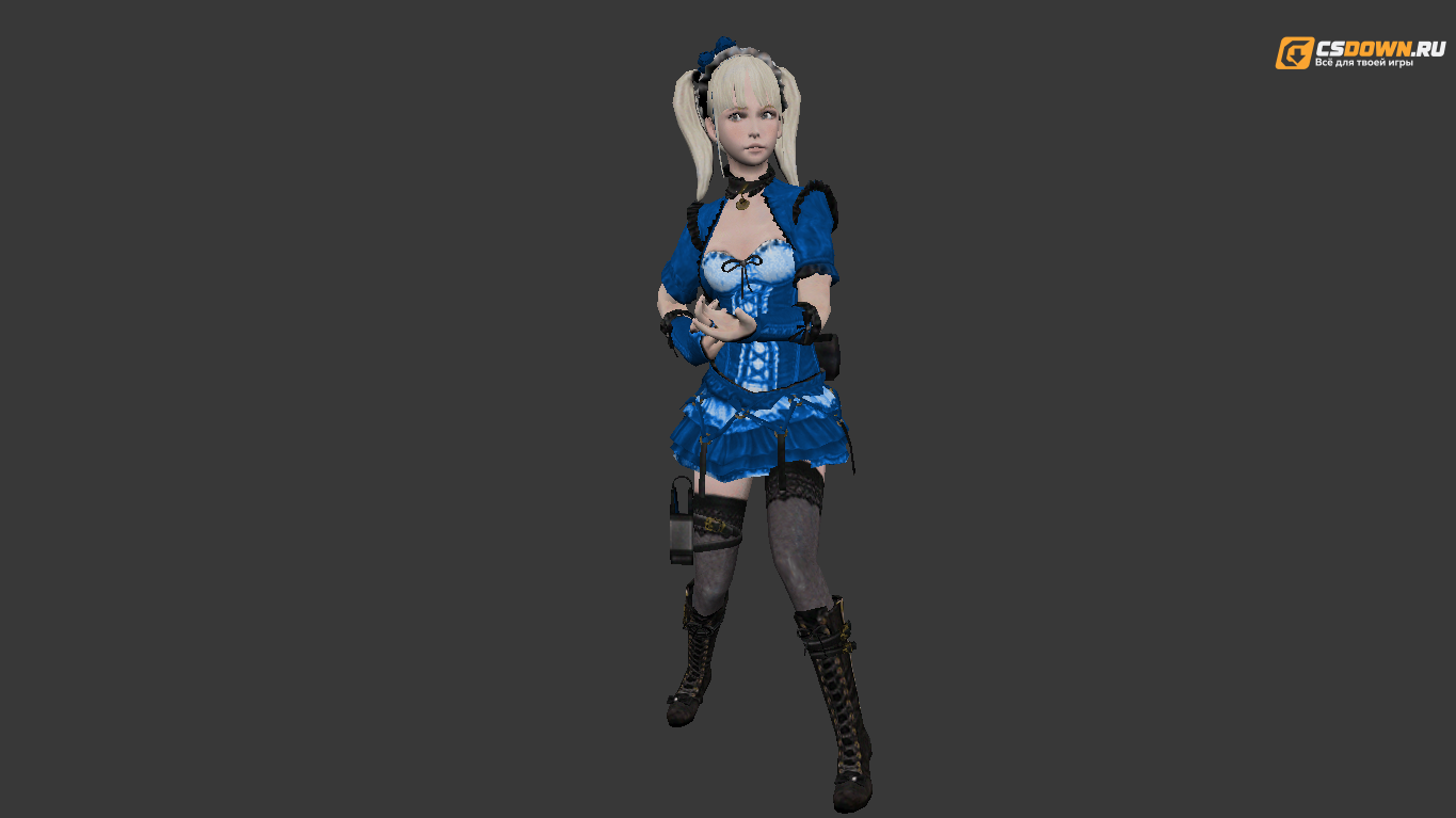 Женская модель «Gothic Girl» для CS 1.6 — скриншот 1