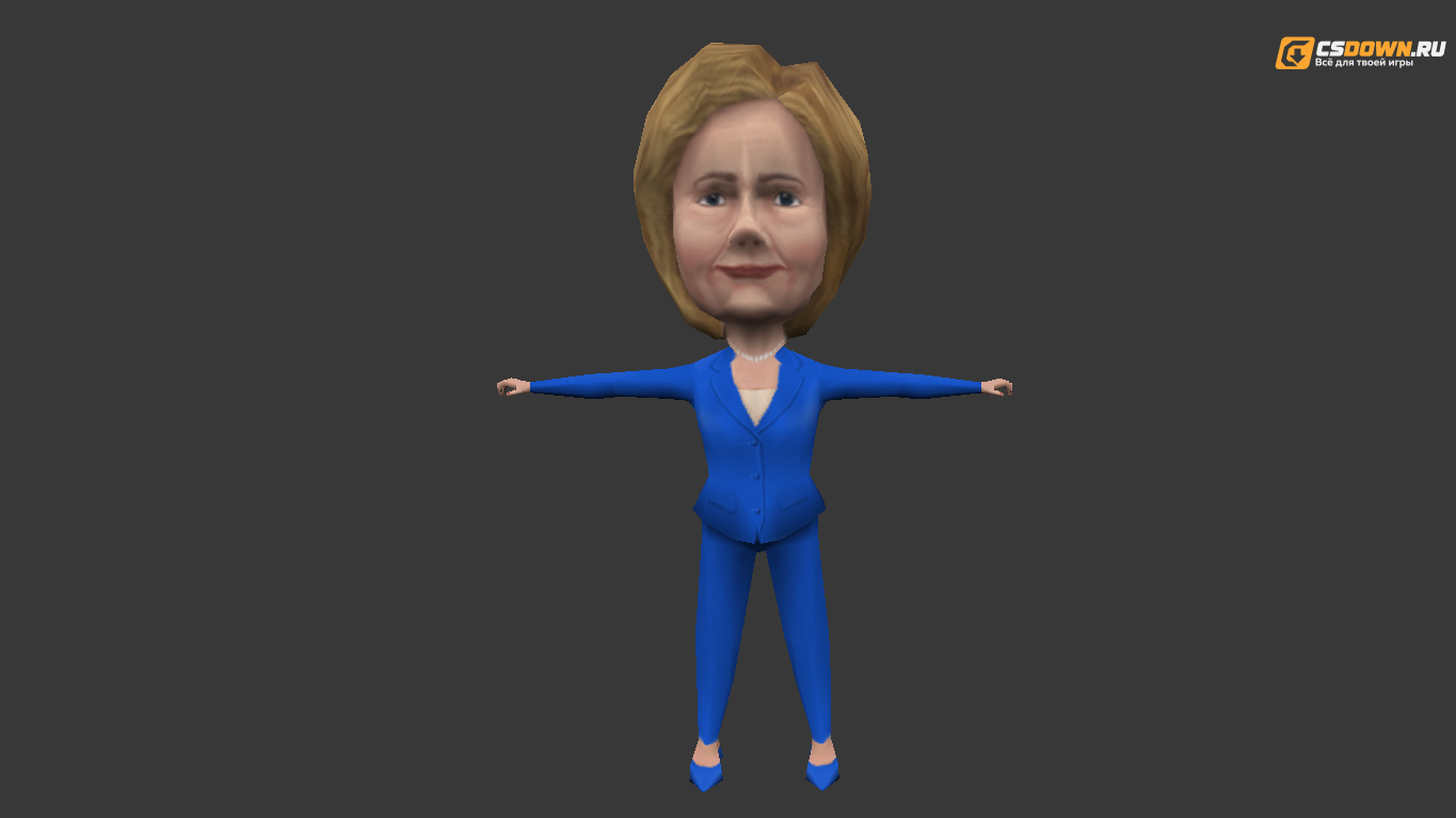 Женская модель «Hillary Clinton» для CS 1.6 — скриншот 1