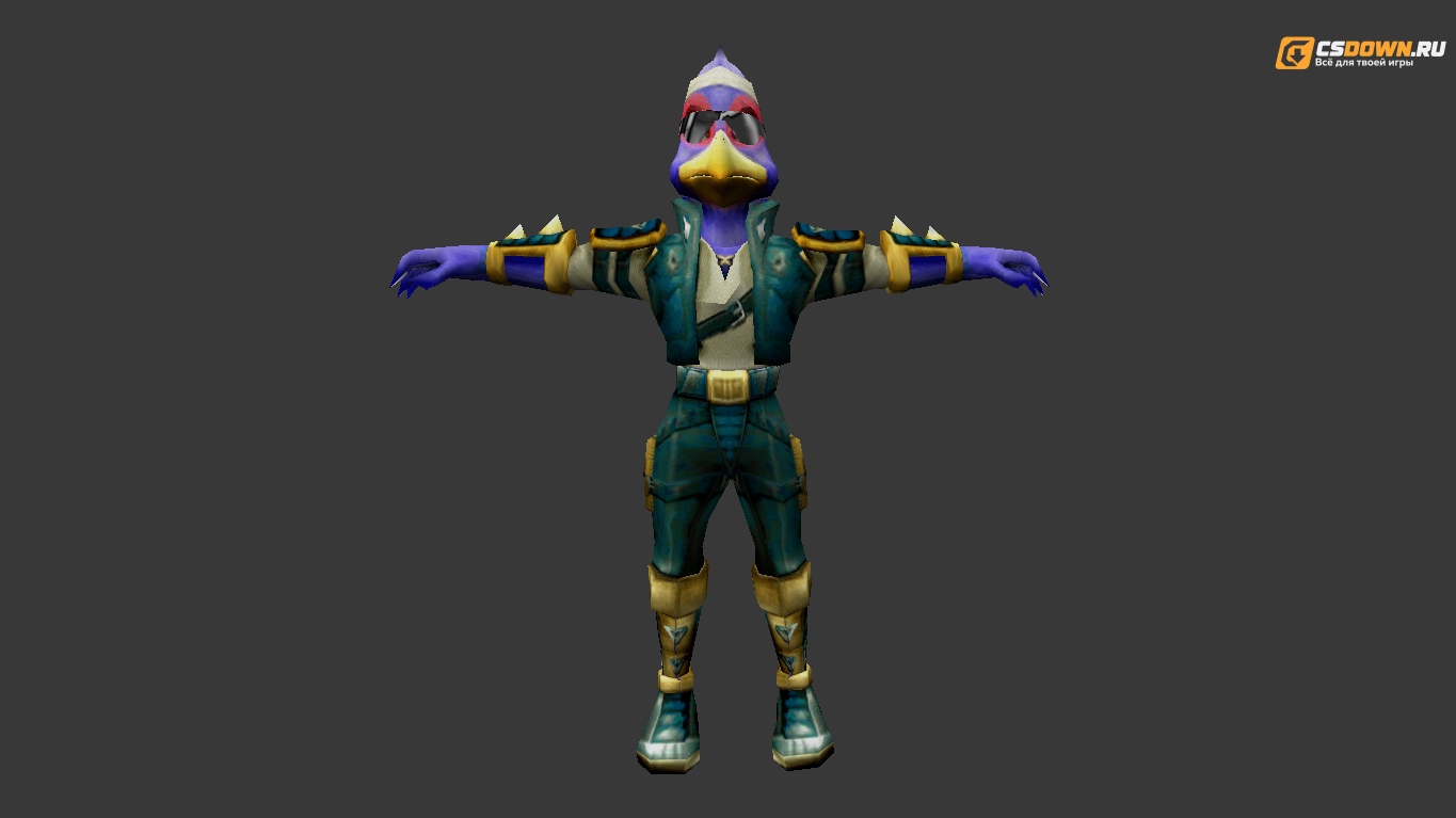 Мужская модель «Star Fox» для CS 1.6 — скриншот 1