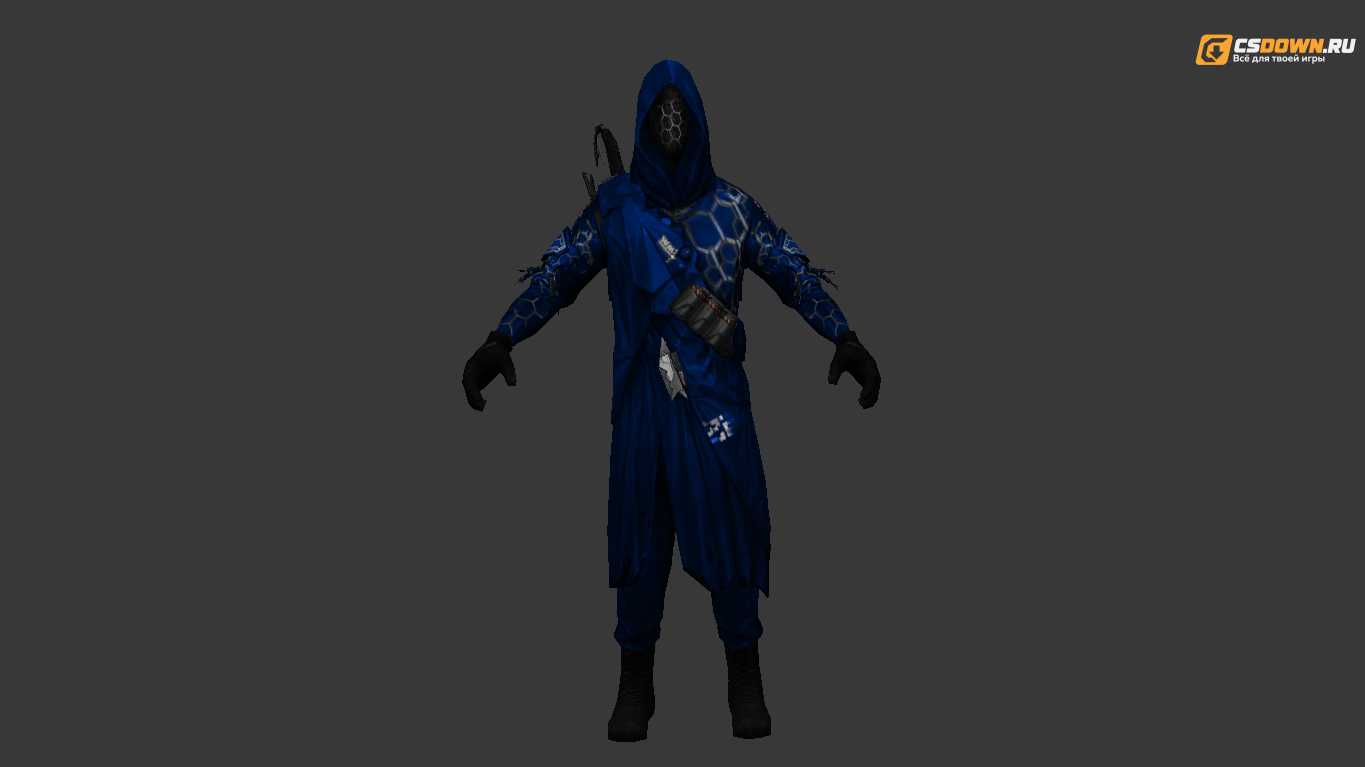 Мужская модель «Fury Ghost Man» для CS 1.6 — скриншот 1