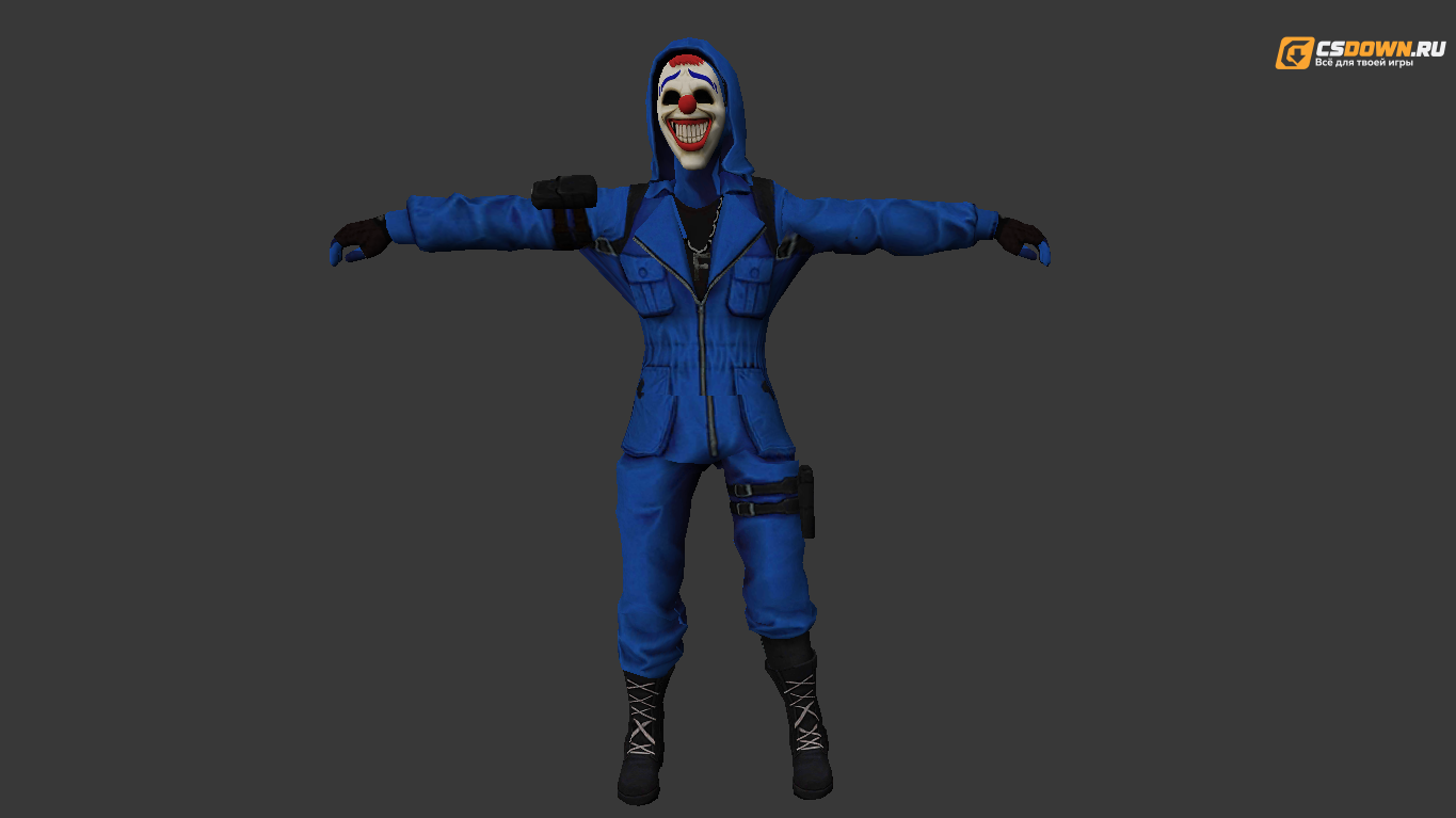 Мужская модель «Clown Killer» для CS 1.6 — скриншот 1