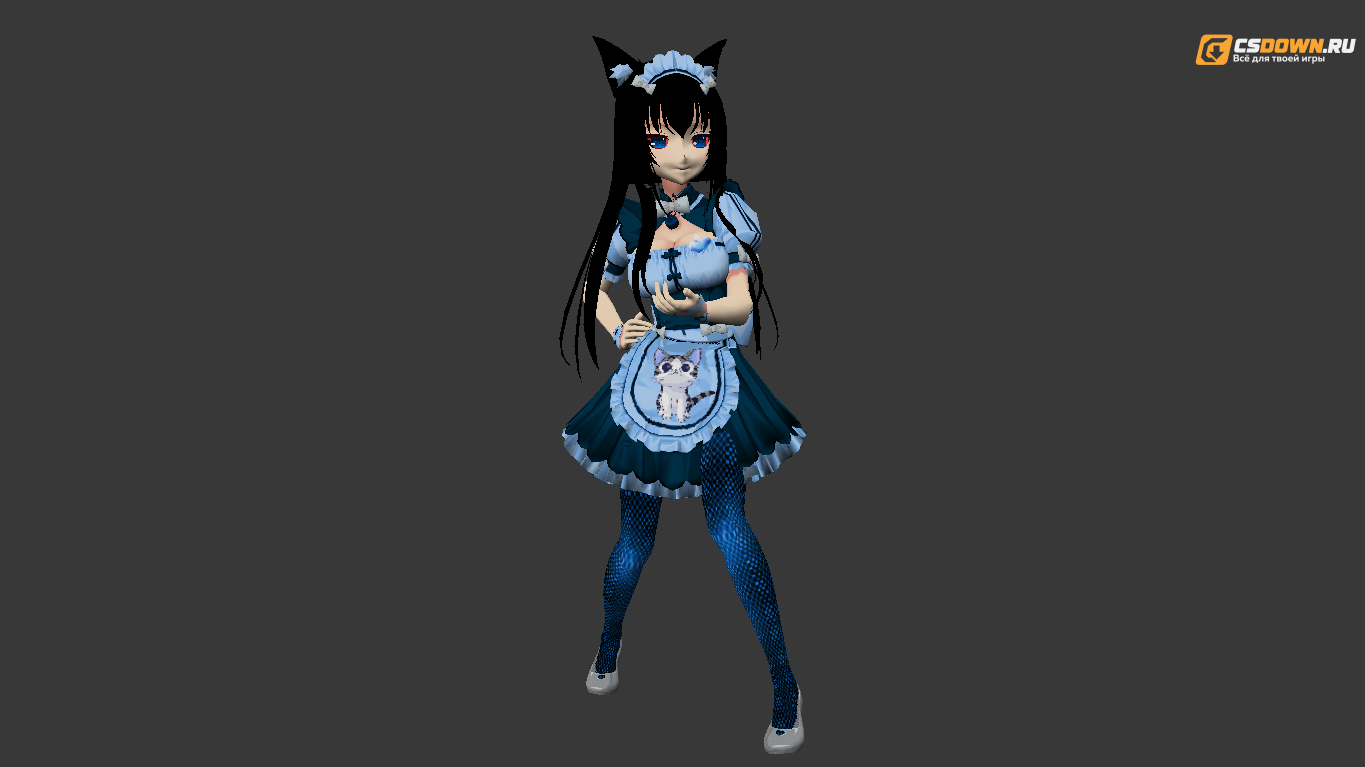 Женская модель «Nekopara ver.2» для CS 1.6 — скриншот 1