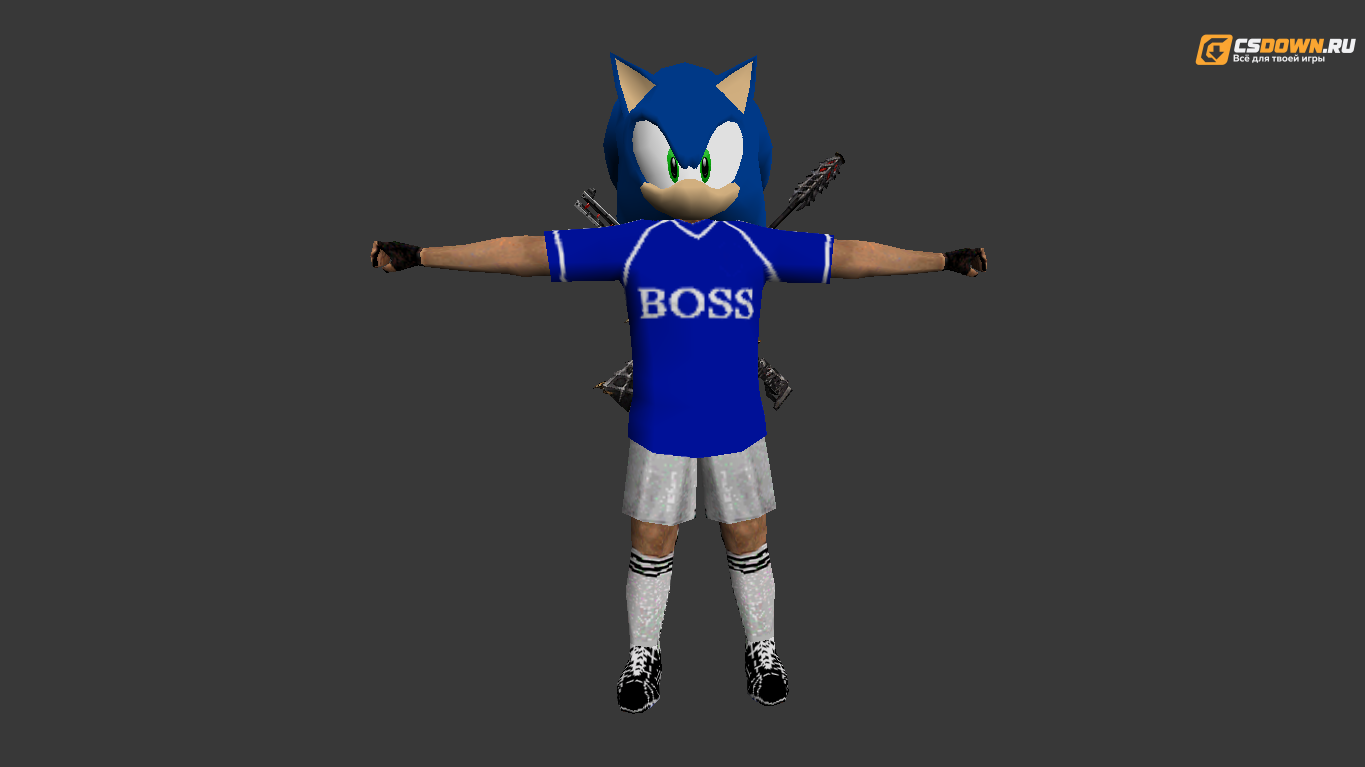 Мужская модель «Boss Sonic» для CS 1.6 — скриншот 1