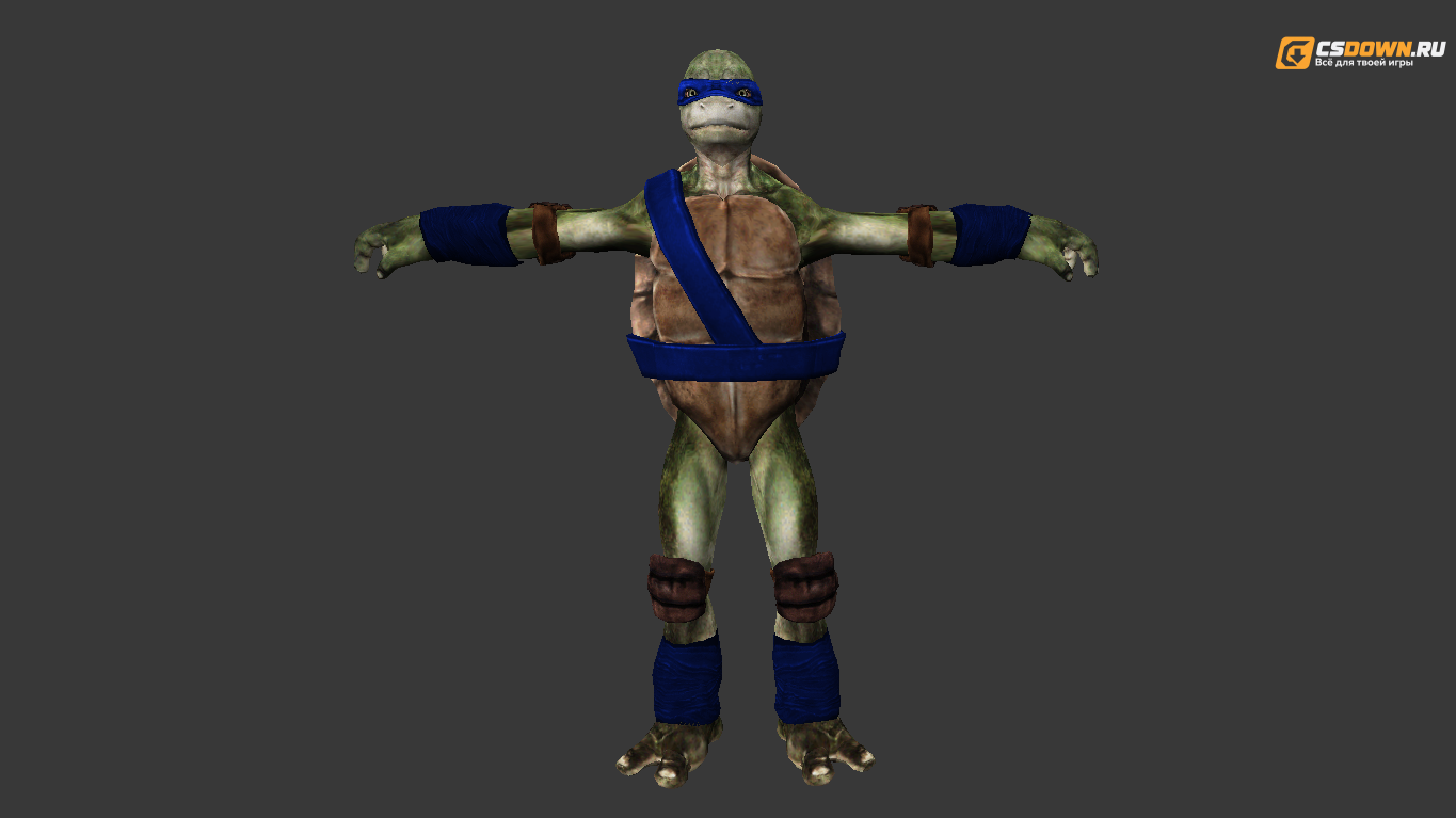 Мужская модель «Donatello» для CS 1.6 — скриншот 1