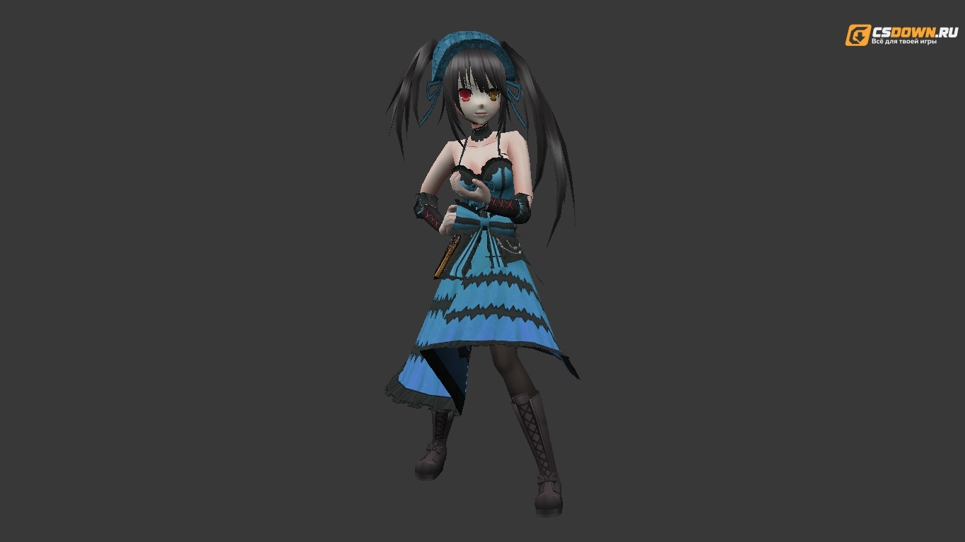 Женская модель «Kurumi» для CS 1.6 — скриншот 1