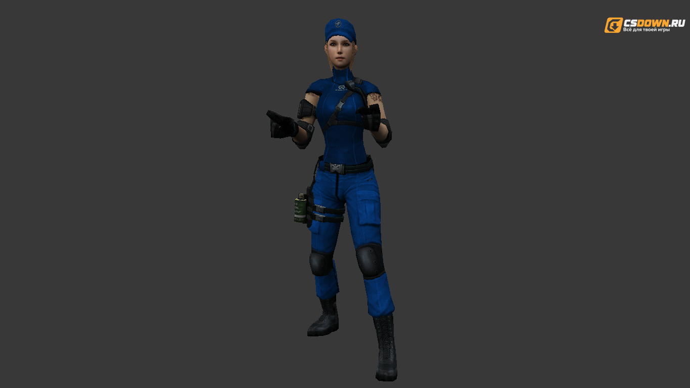 Женская модель «Security Girl» для CS 1.6 — скриншот 1