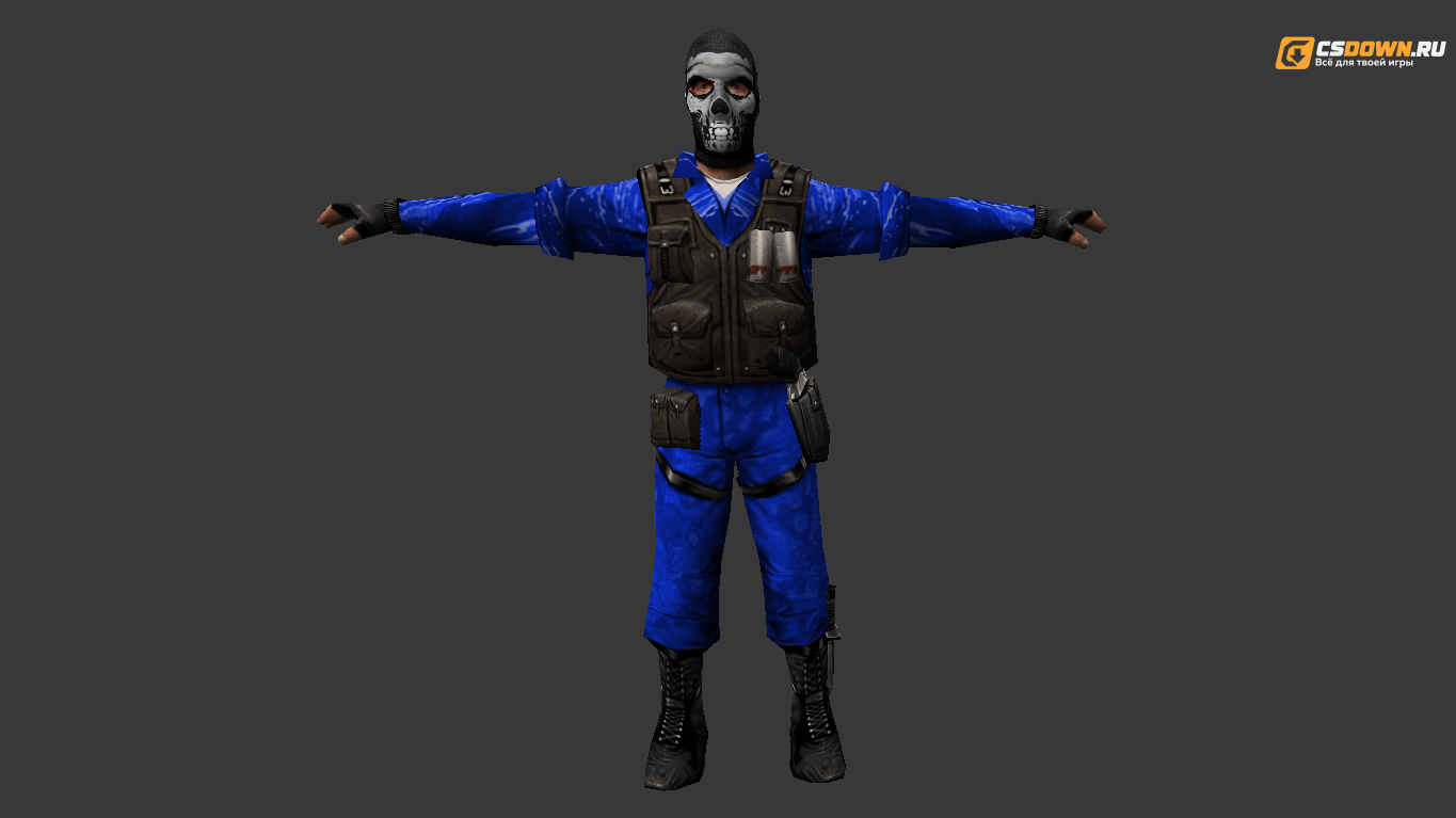 Мужская модель «Psycho Killer» для CS 1.6 — скриншот 1