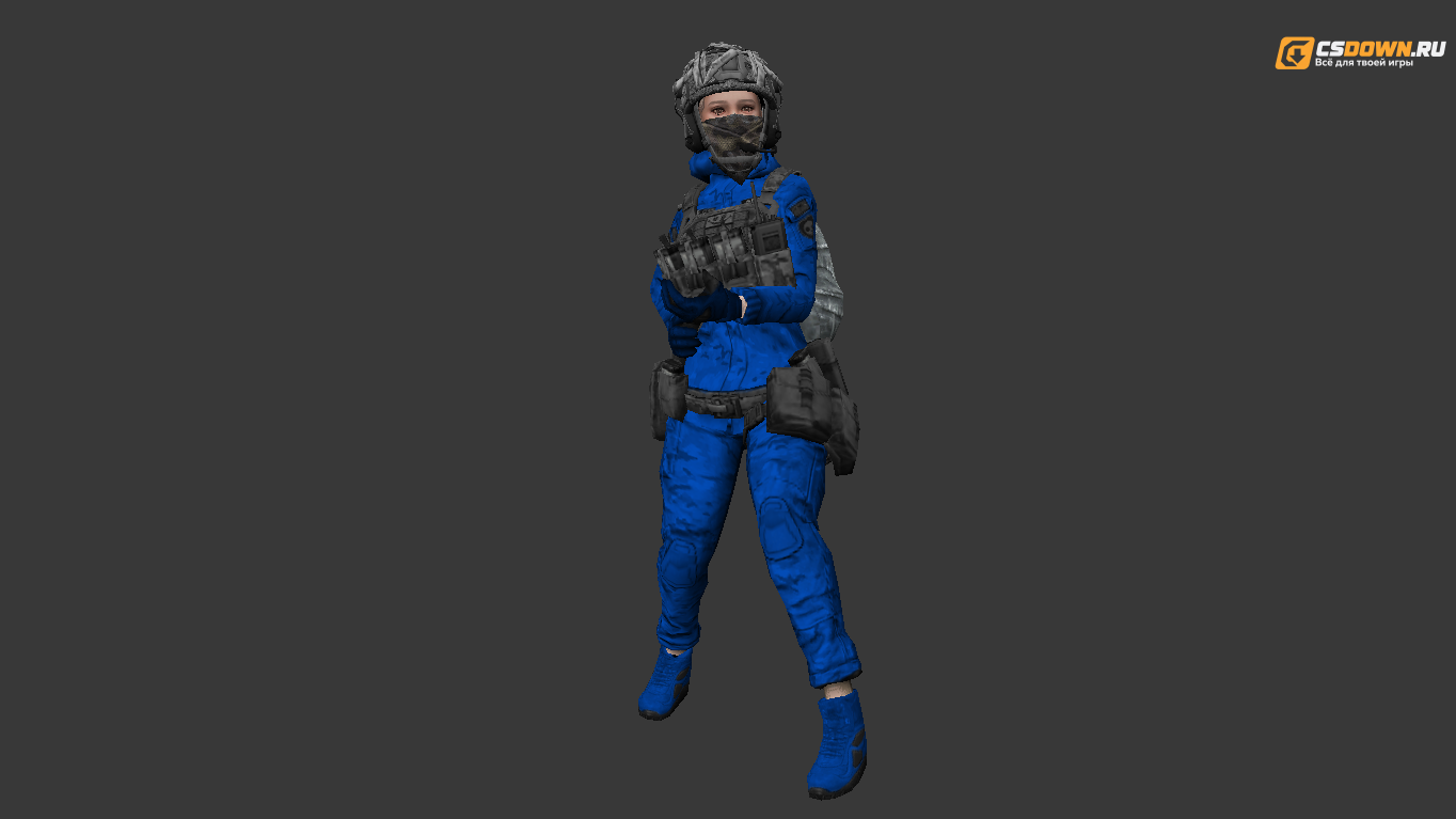 Женская модель «Winter Forest Agent» для CS 1.6 — скриншот 1