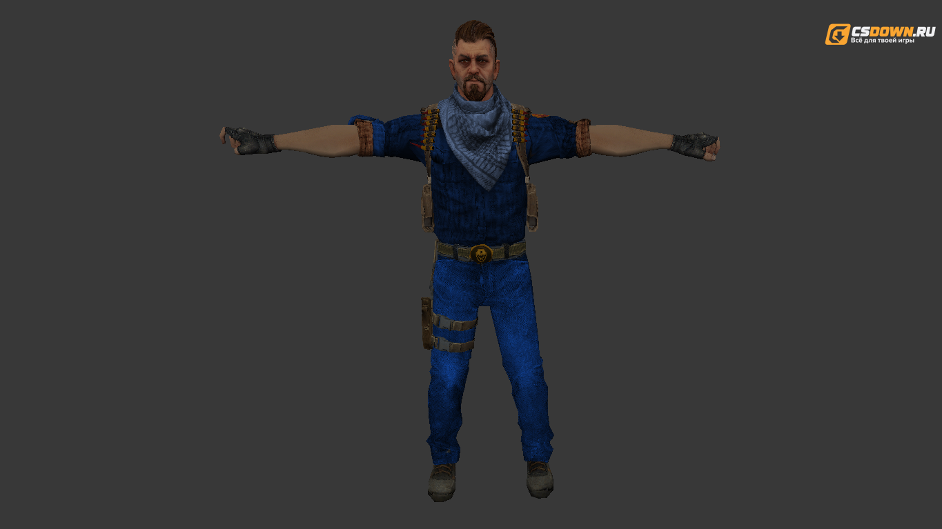 Мужская модель «The Elite Mr.Muhlik» для CS 1.6 — скриншот 1