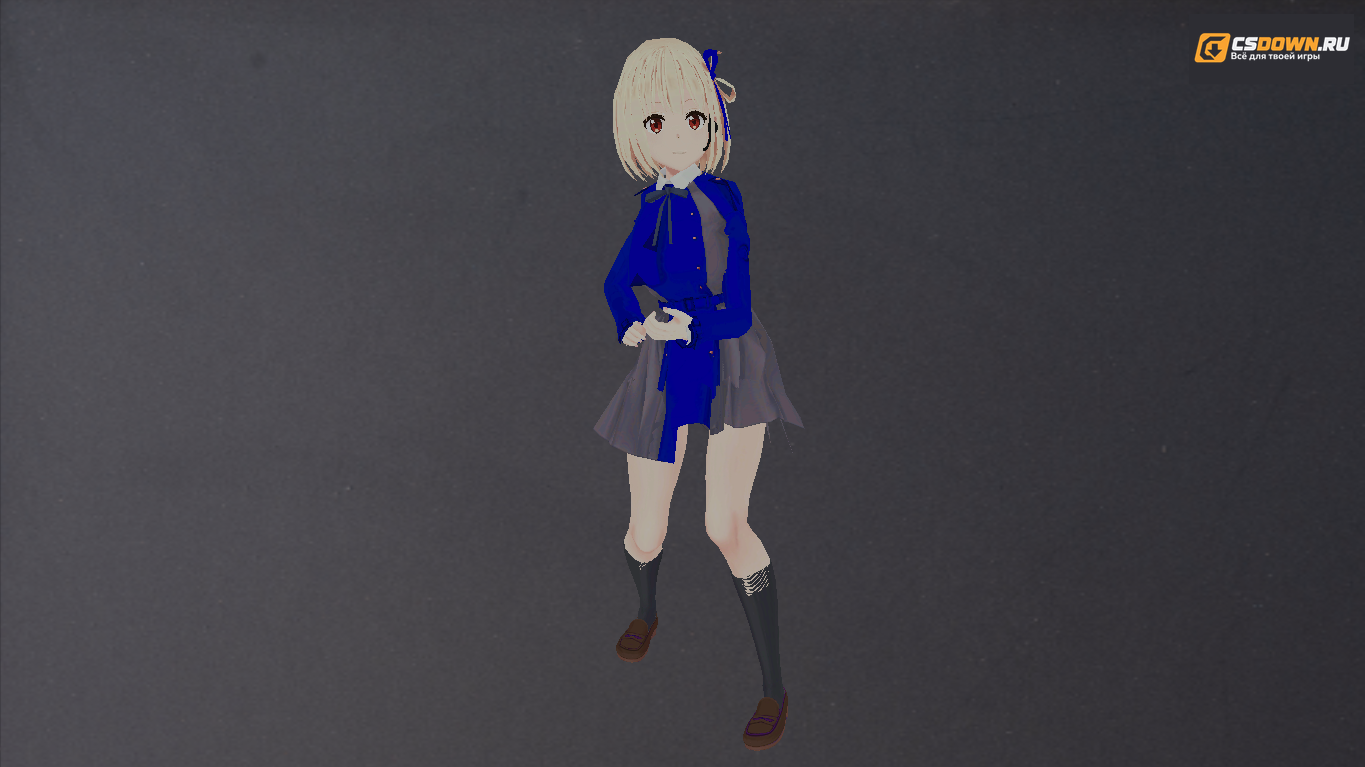 Женская модель «Chisato Nishikigi» для CS 1.6 — скриншот 1