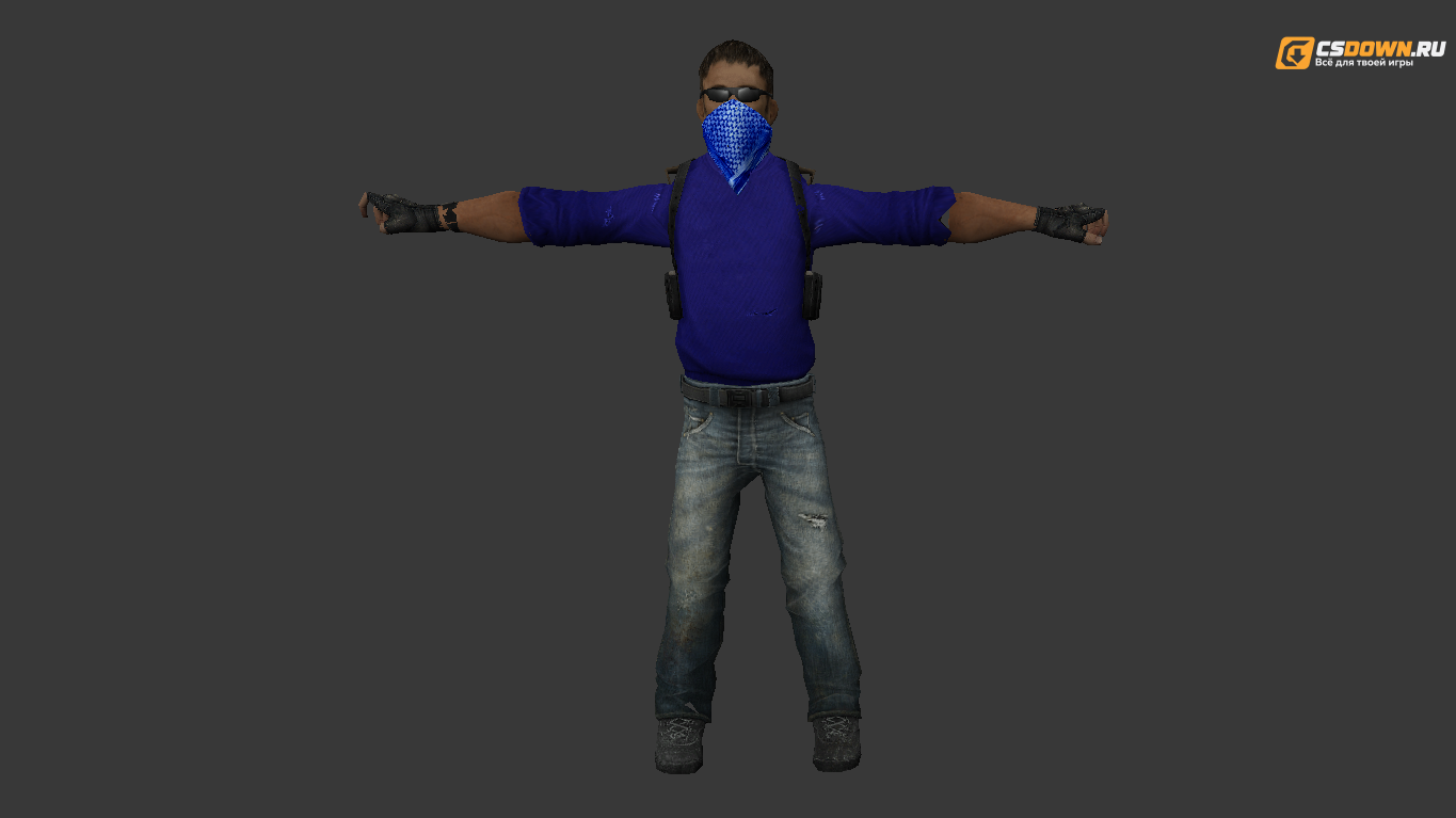 Мужская модель «Undercover Agent» для CS 1.6 — скриншот 1