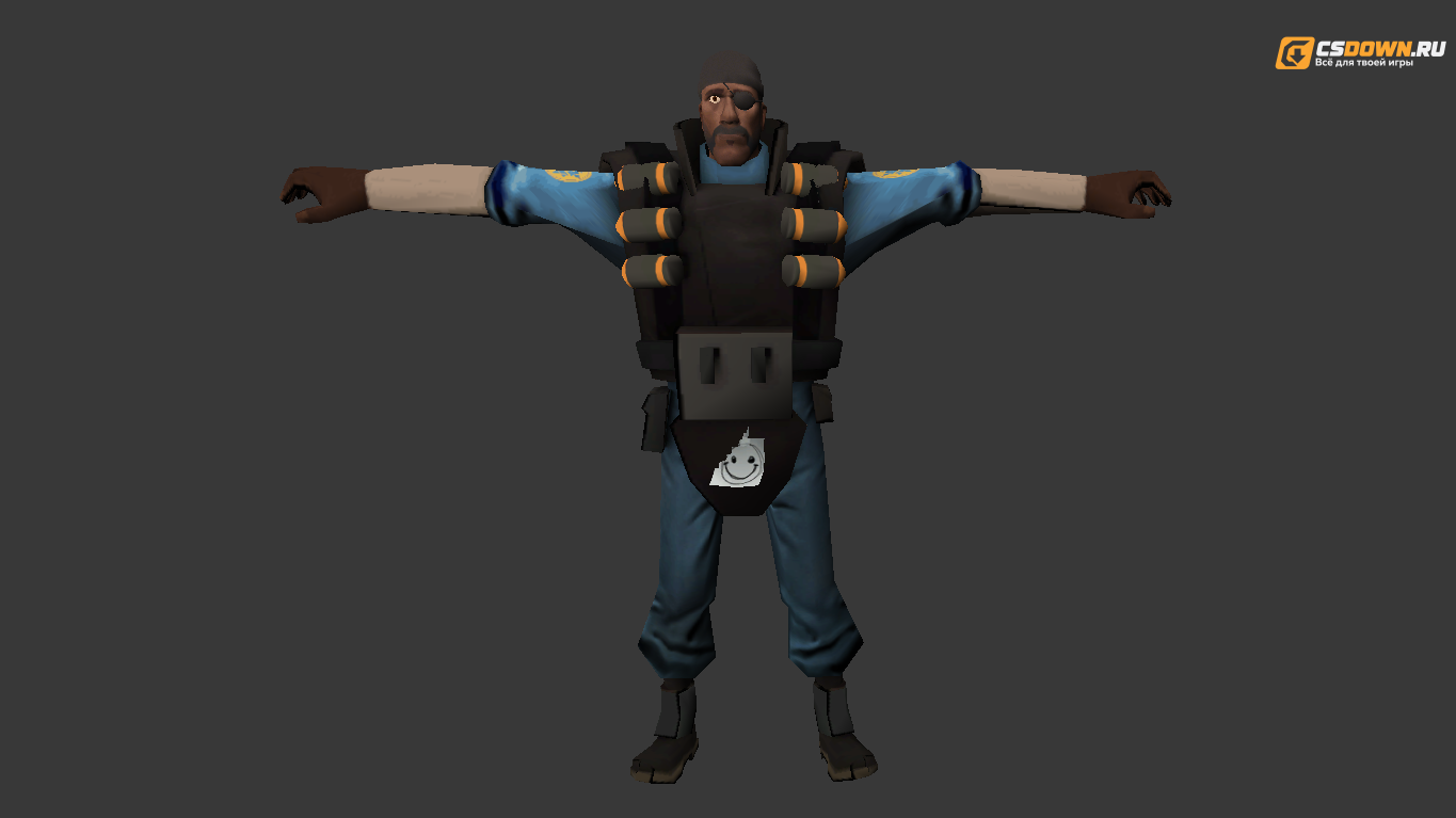 Мужская модель «Demoman» для CS 1.6 — скриншот 1