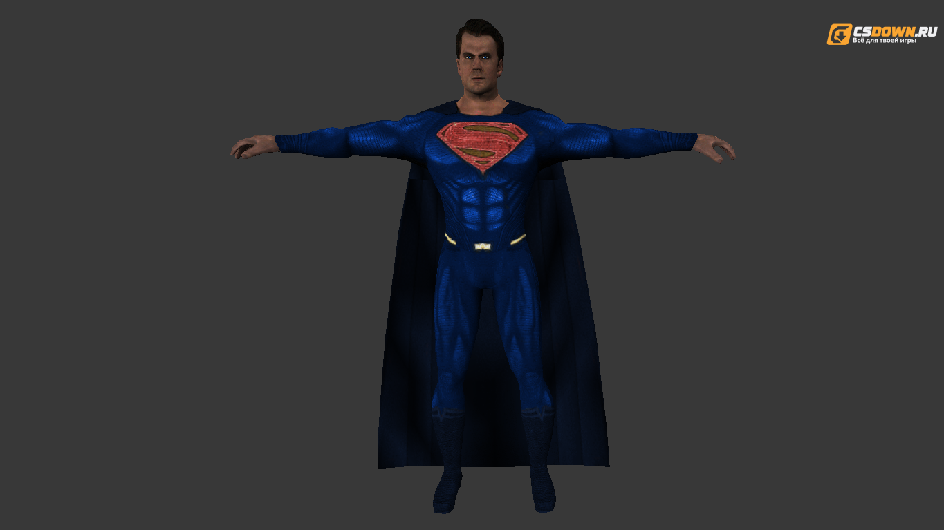 Мужская модель «Superman» для CS 1.6 — скриншот 1