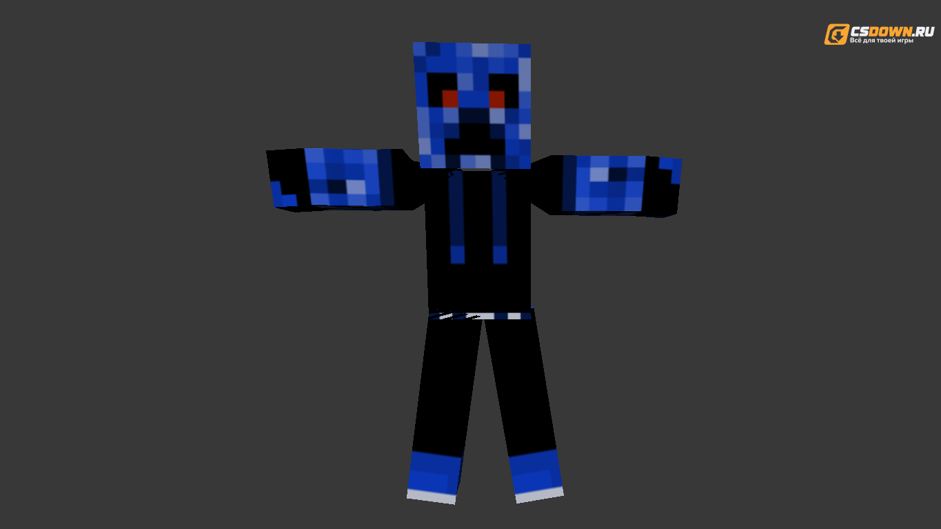 Модель «Minecraft Skin с красными глазами» для CS 1.6 — скриншот 1