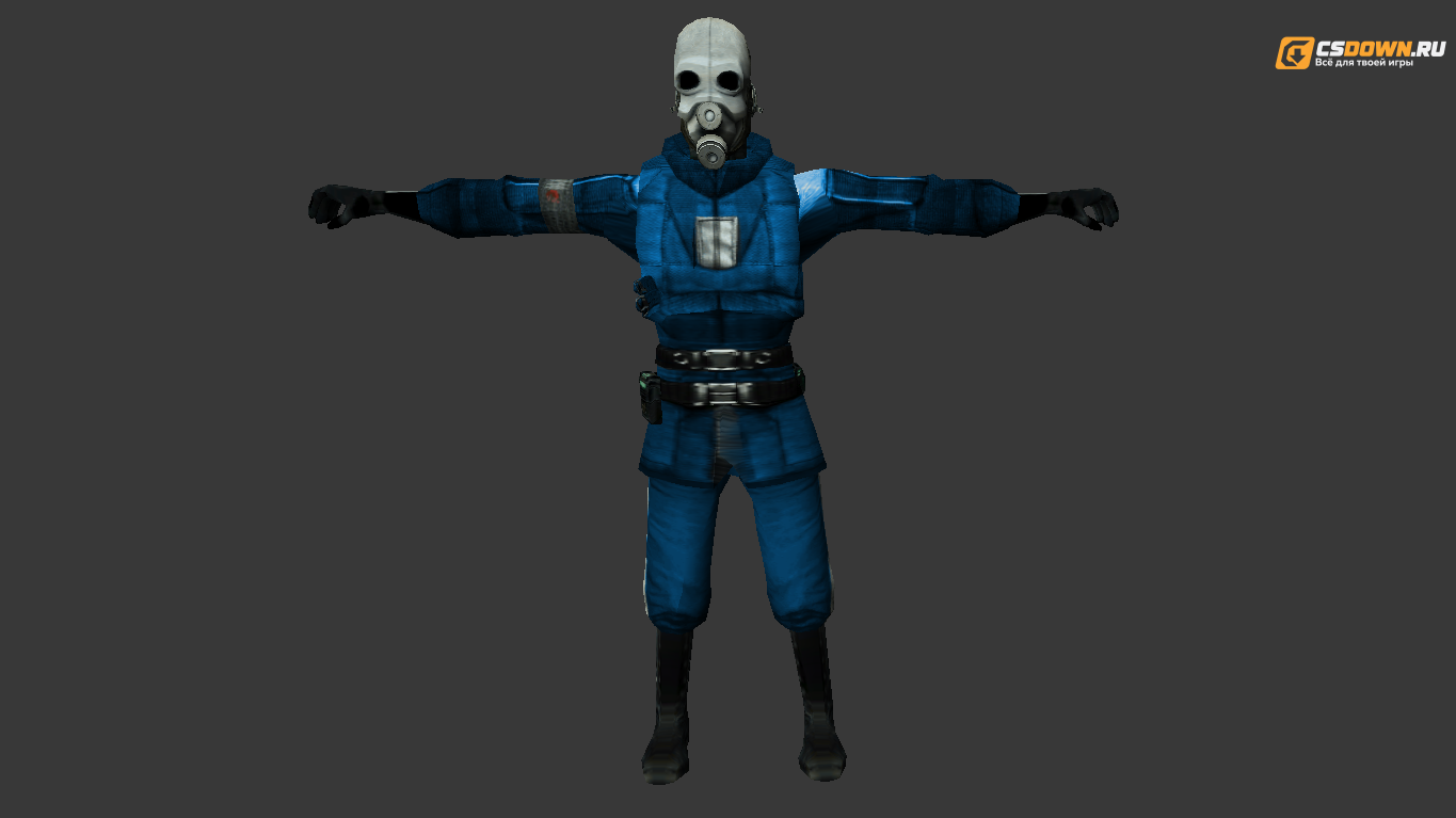 Мужская модель «Civil Protection из HL2» для CS 1.6 — скриншот 1
