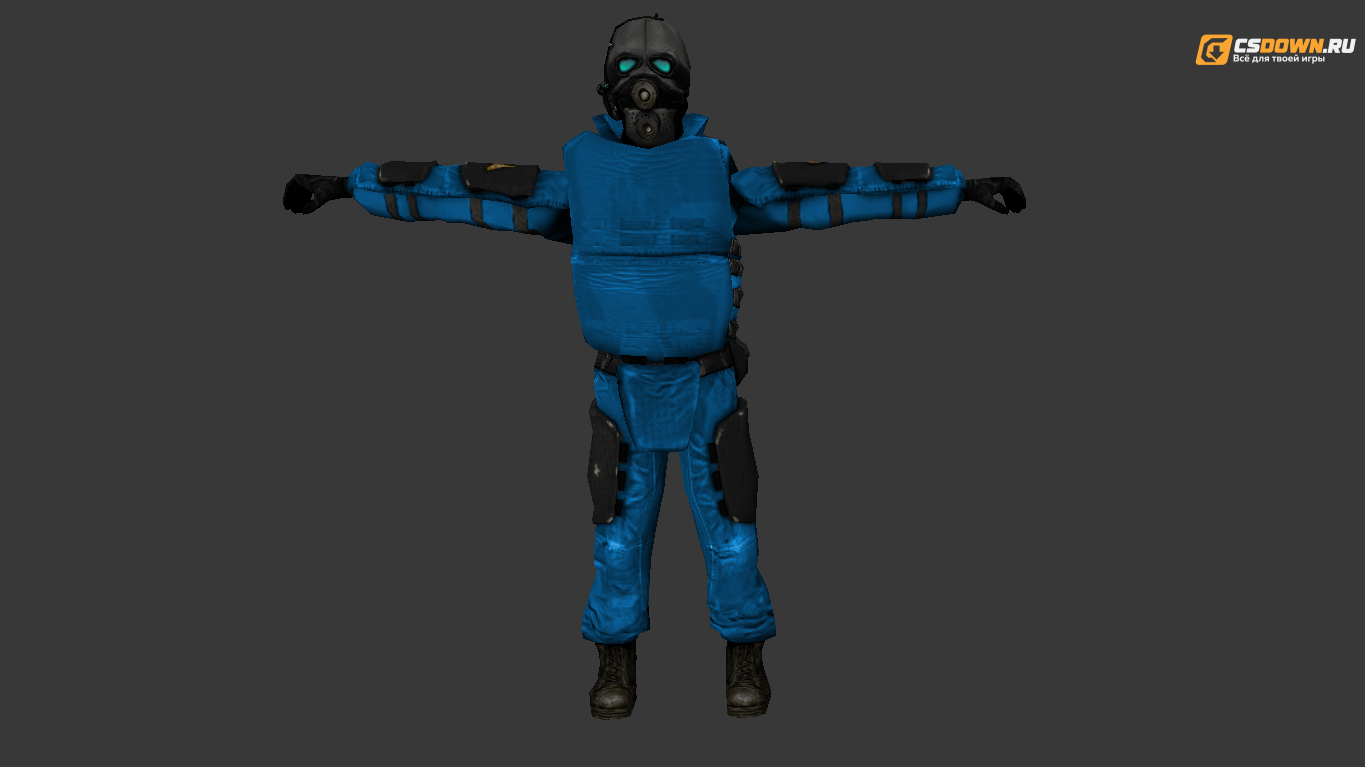 Мужская модель «Combine Soldier из HL2» для CS 1.6 — скриншот 1