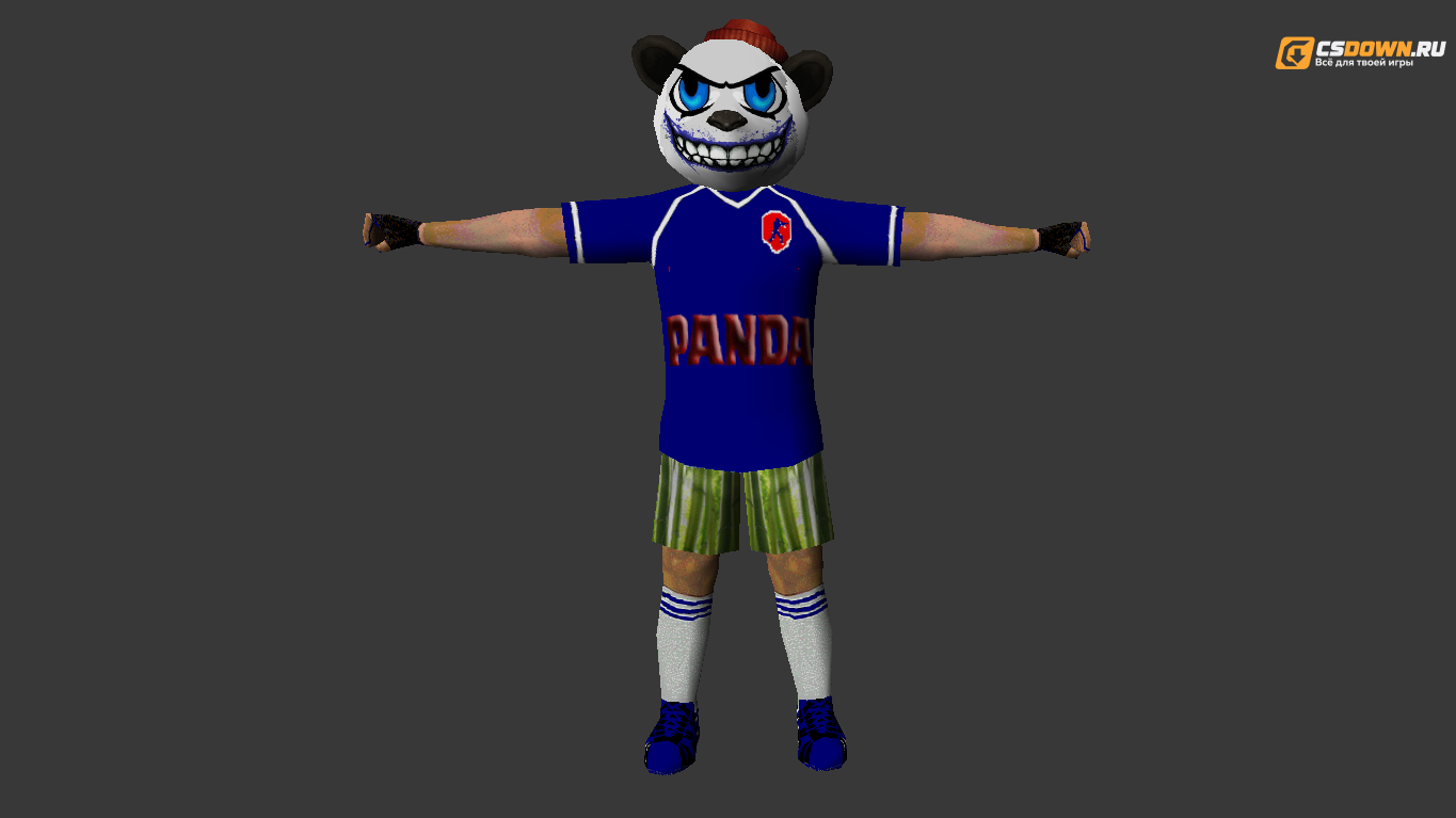 Мужская модель «Crazy Panda» для CS 1.6 — скриншот 1