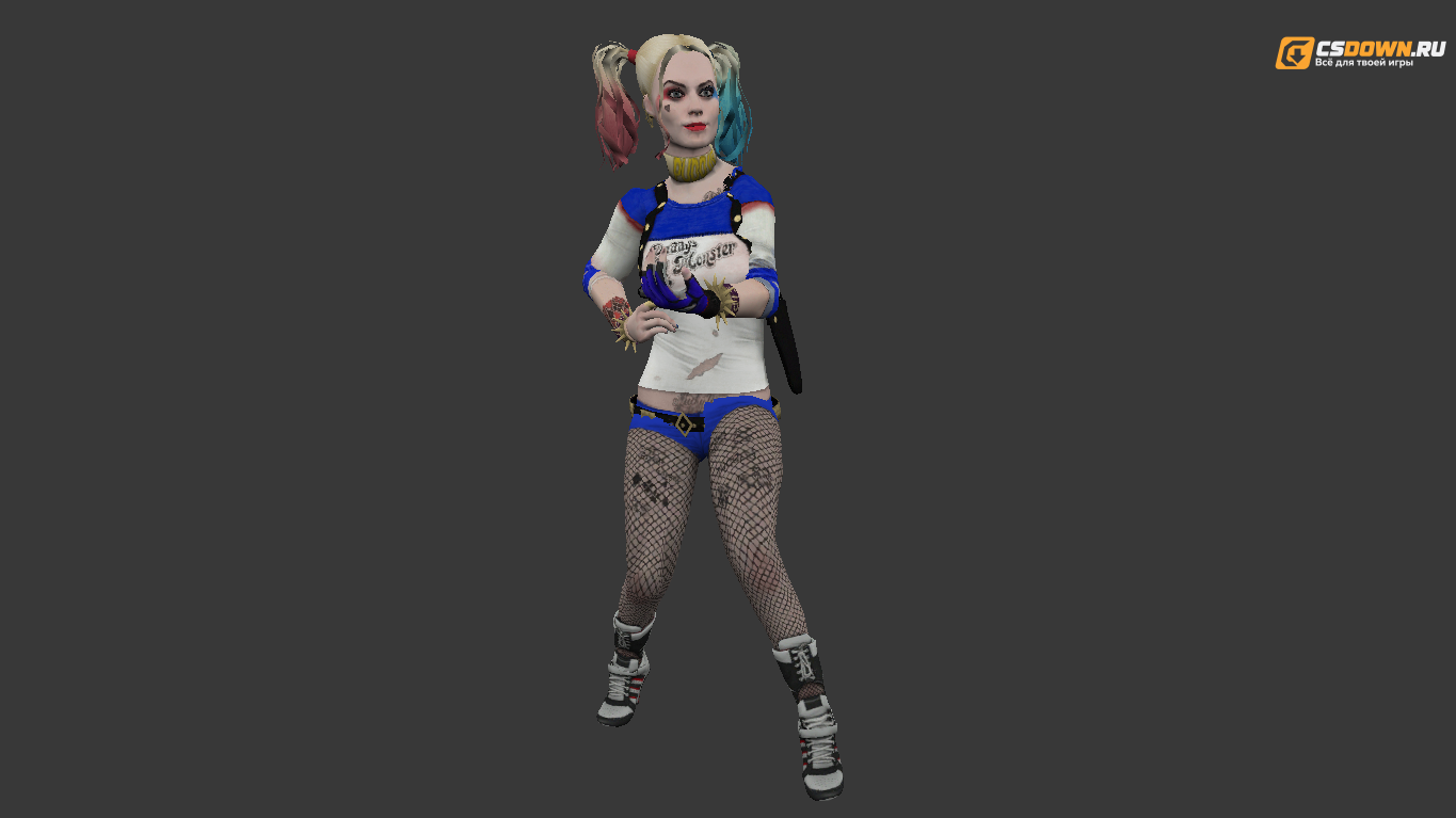 Женская модель «Harley Quinn» для CS 1.6 — скриншот 1