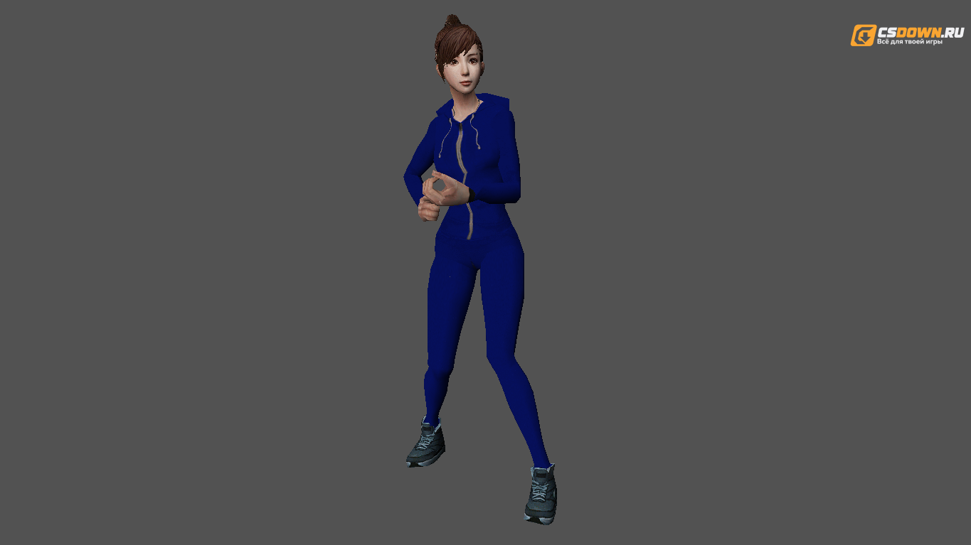 Женская модель «Isabella Tracksuit» для CS 1.6 — скриншот 1
