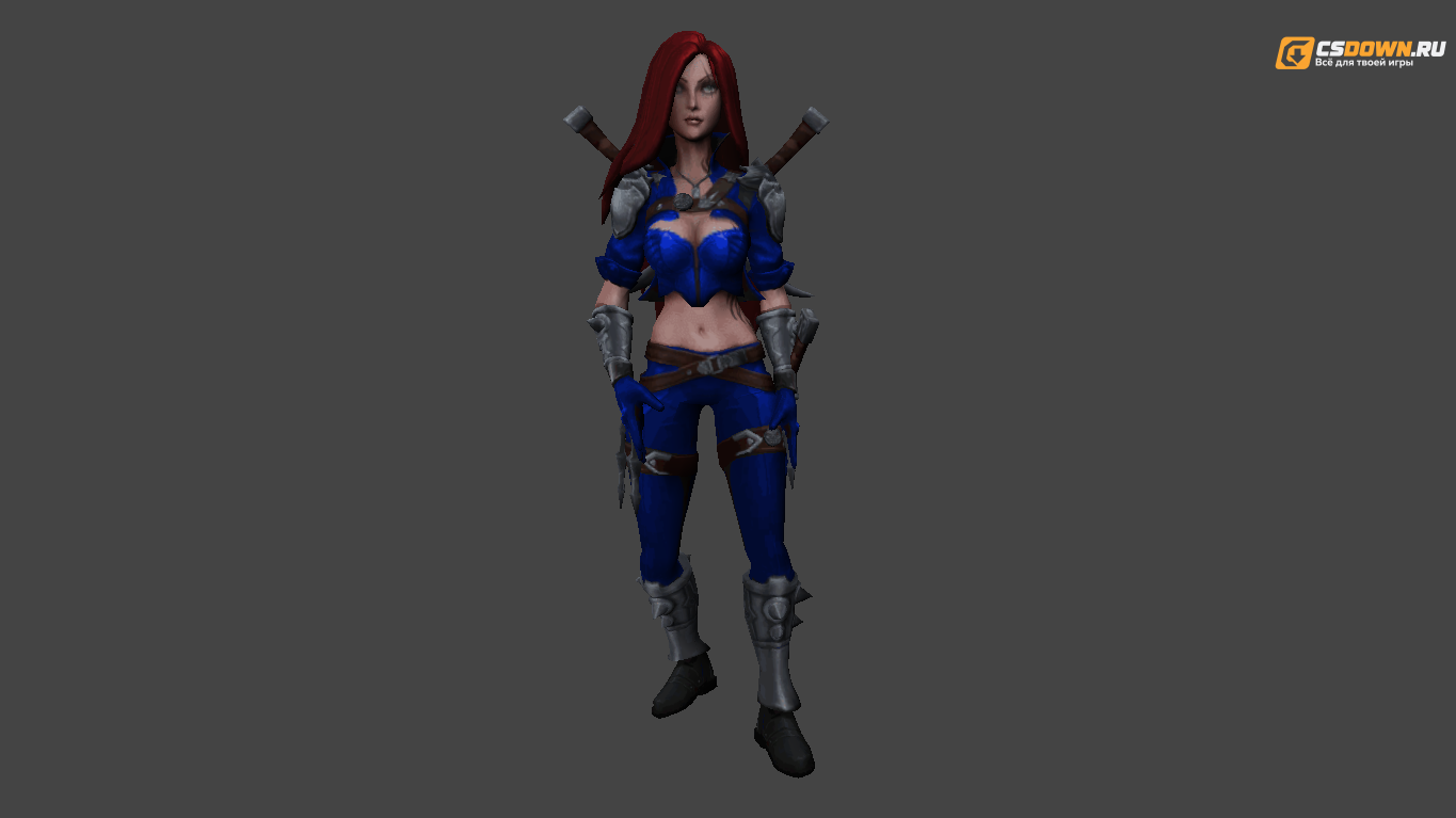 Женская модель «Katarina из LOL» для CS 1.6 — скриншот 1