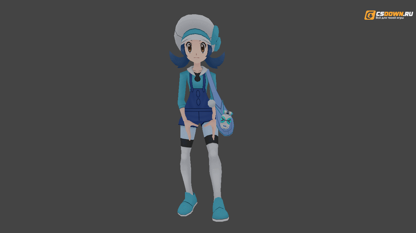Женская модель «Lyra Pokemon Masters» для CS 1.6 — скриншот 1