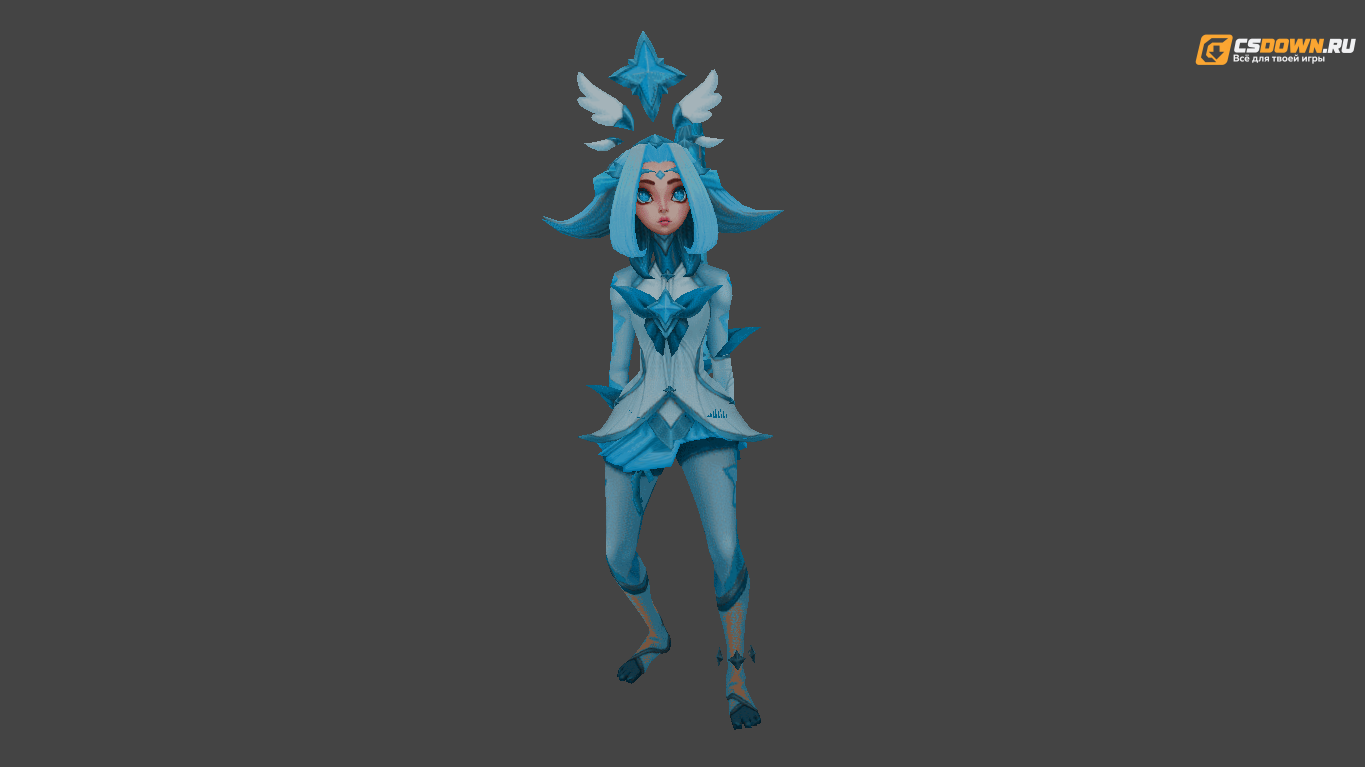 Женская модель «Neeko Star Guardian LOL» для CS 1.6 — скриншот 1