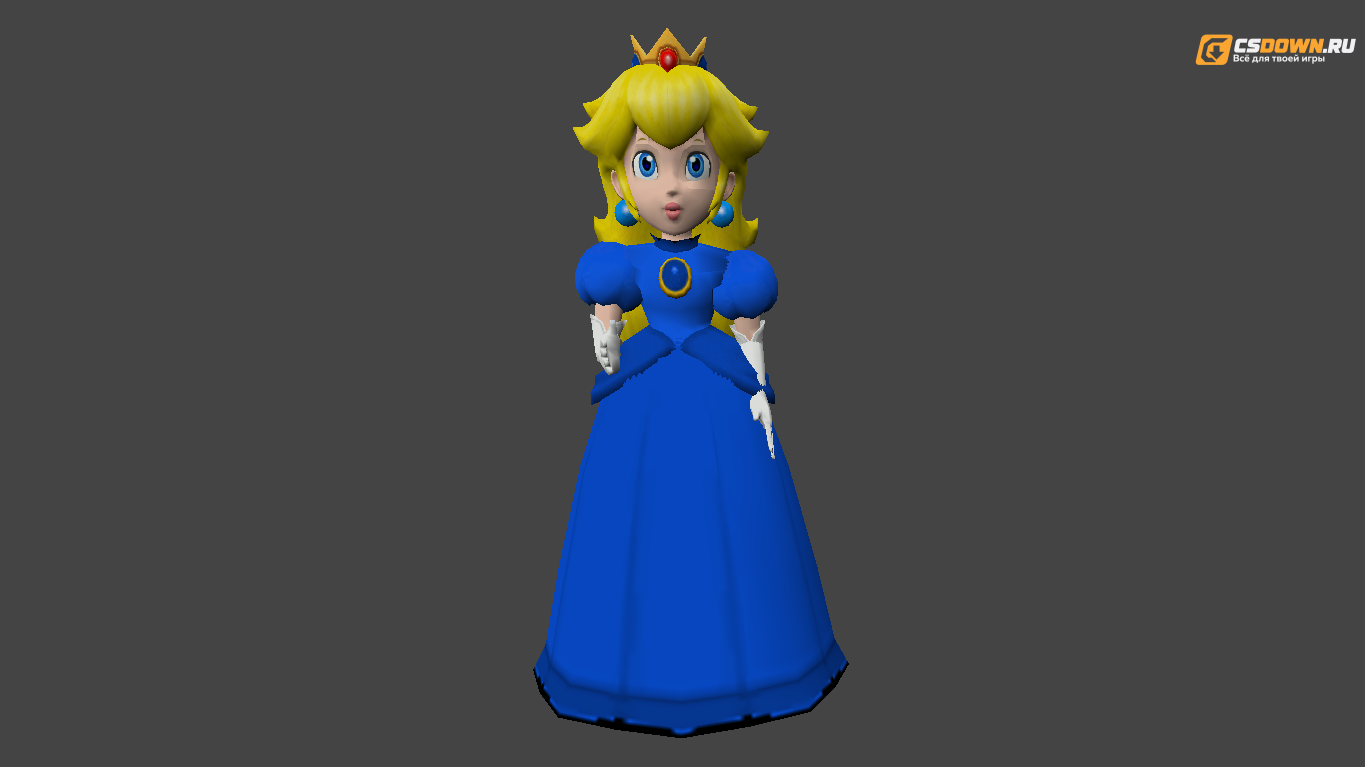 Женская модель «Princess Peach» для CS 1.6 — скриншот 1