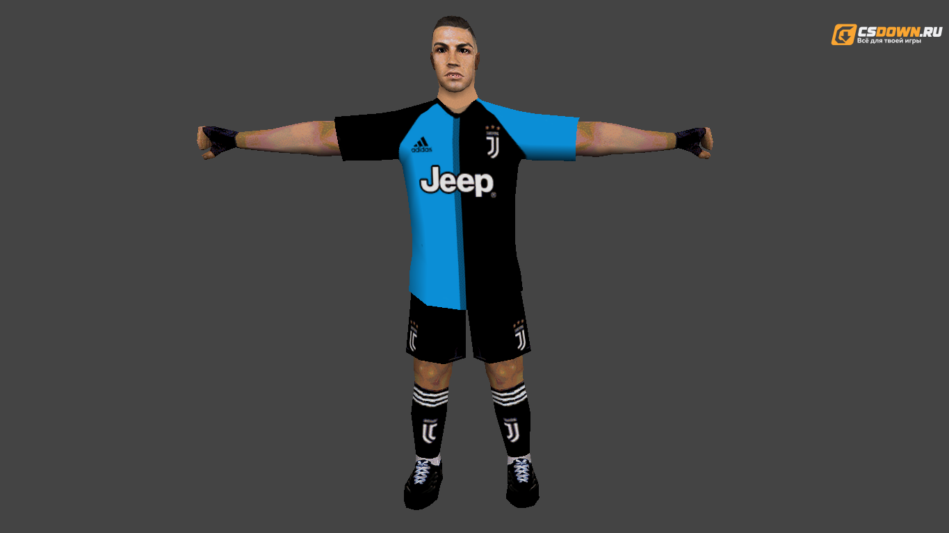 Мужская модель «Ronaldo» для CS 1.6 — скриншот 1