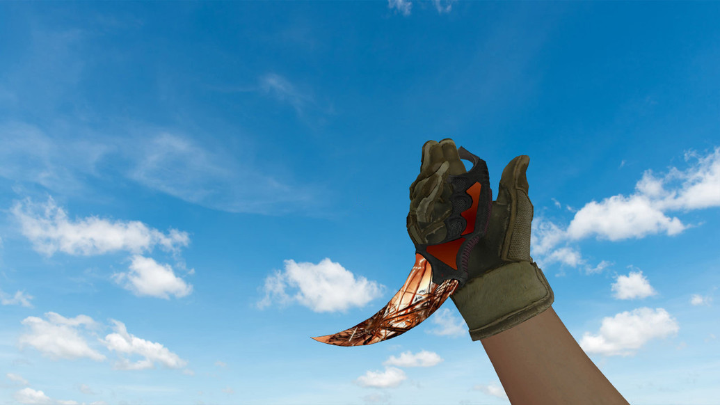 Karambit Autumn Explosion для CS 1.6 — скриншот 1